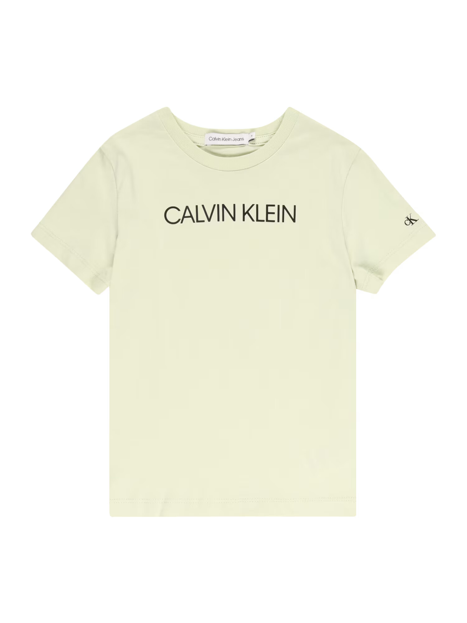 Calvin Klein Jeans Tričko pastelovo zelená / čierna - Pepit.sk