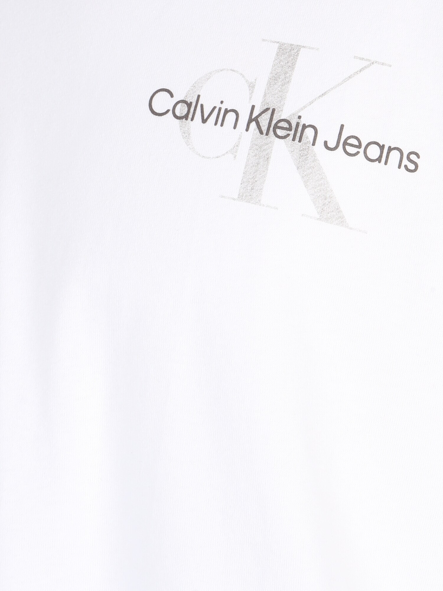 Calvin Klein Jeans Tričko sivá / antracitová / biela - Pepit.sk