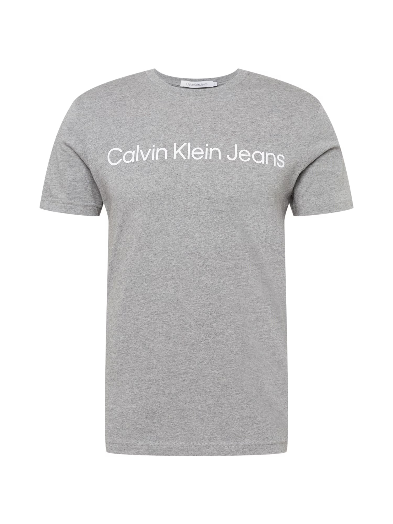 Calvin Klein Jeans Tričko sivá melírovaná / biela - Pepit.sk