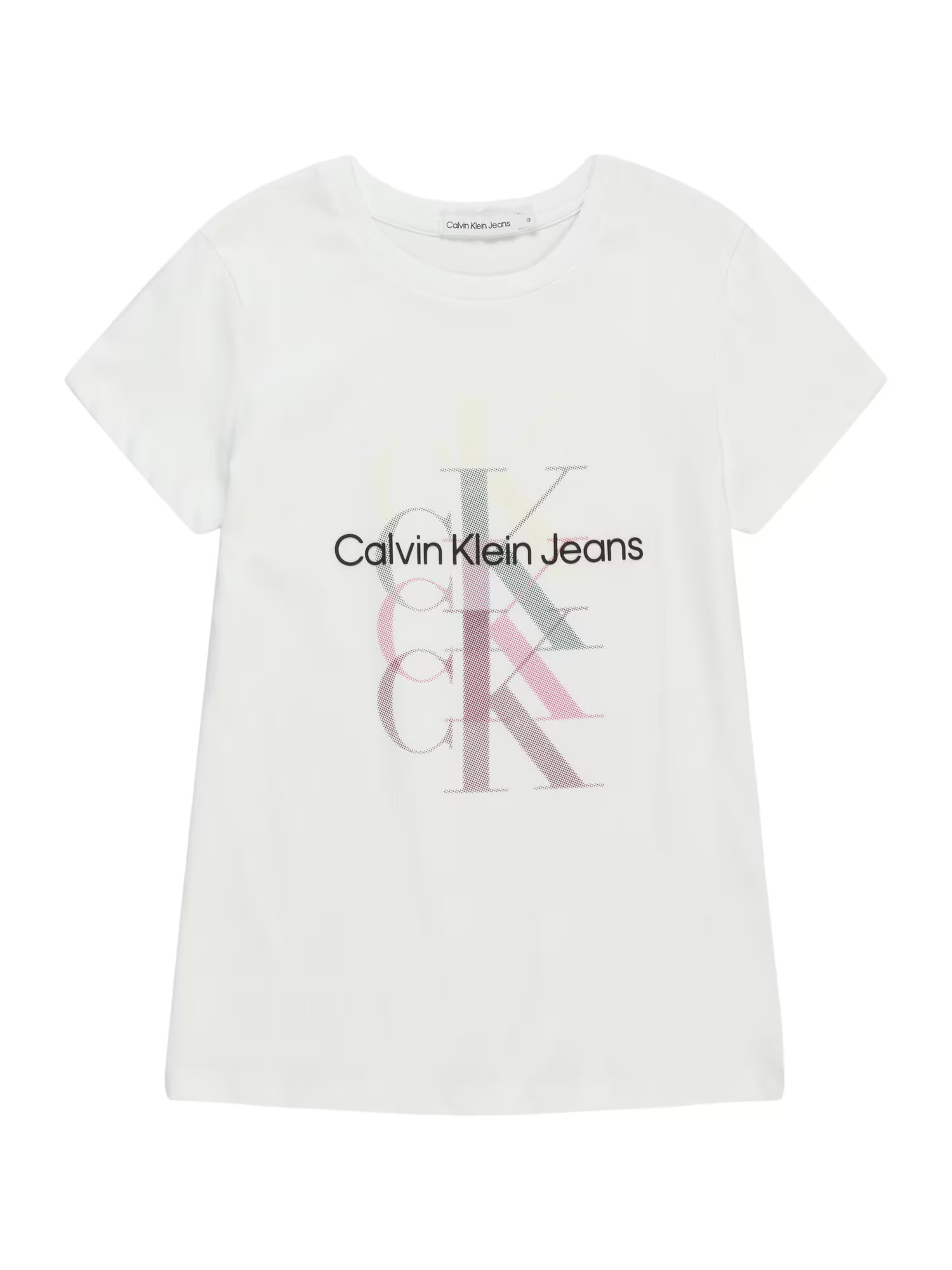 Calvin Klein Jeans Tričko sivá / ružová / čierna / biela - Pepit.sk