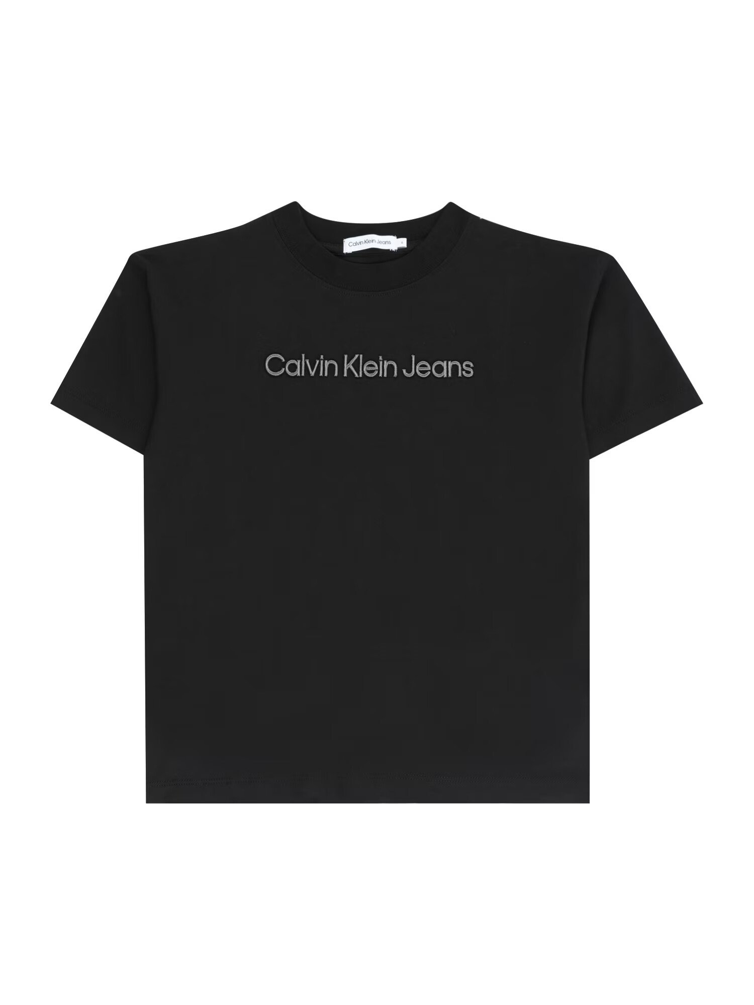 Calvin Klein Jeans Tričko striebornosivá / čierna - Pepit.sk