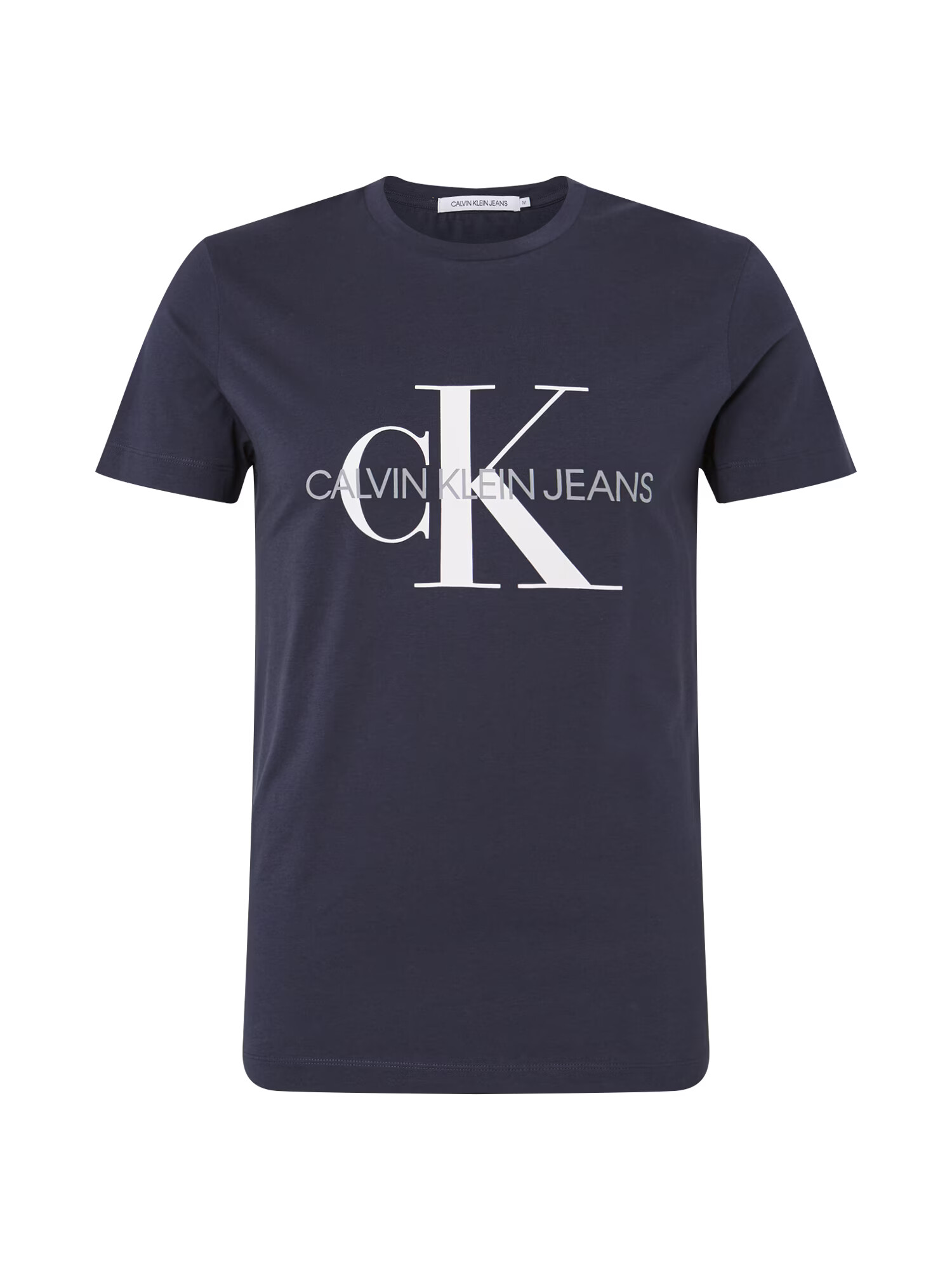 Calvin Klein Jeans Tričko tmavomodrá / sivá / biela - Pepit.sk