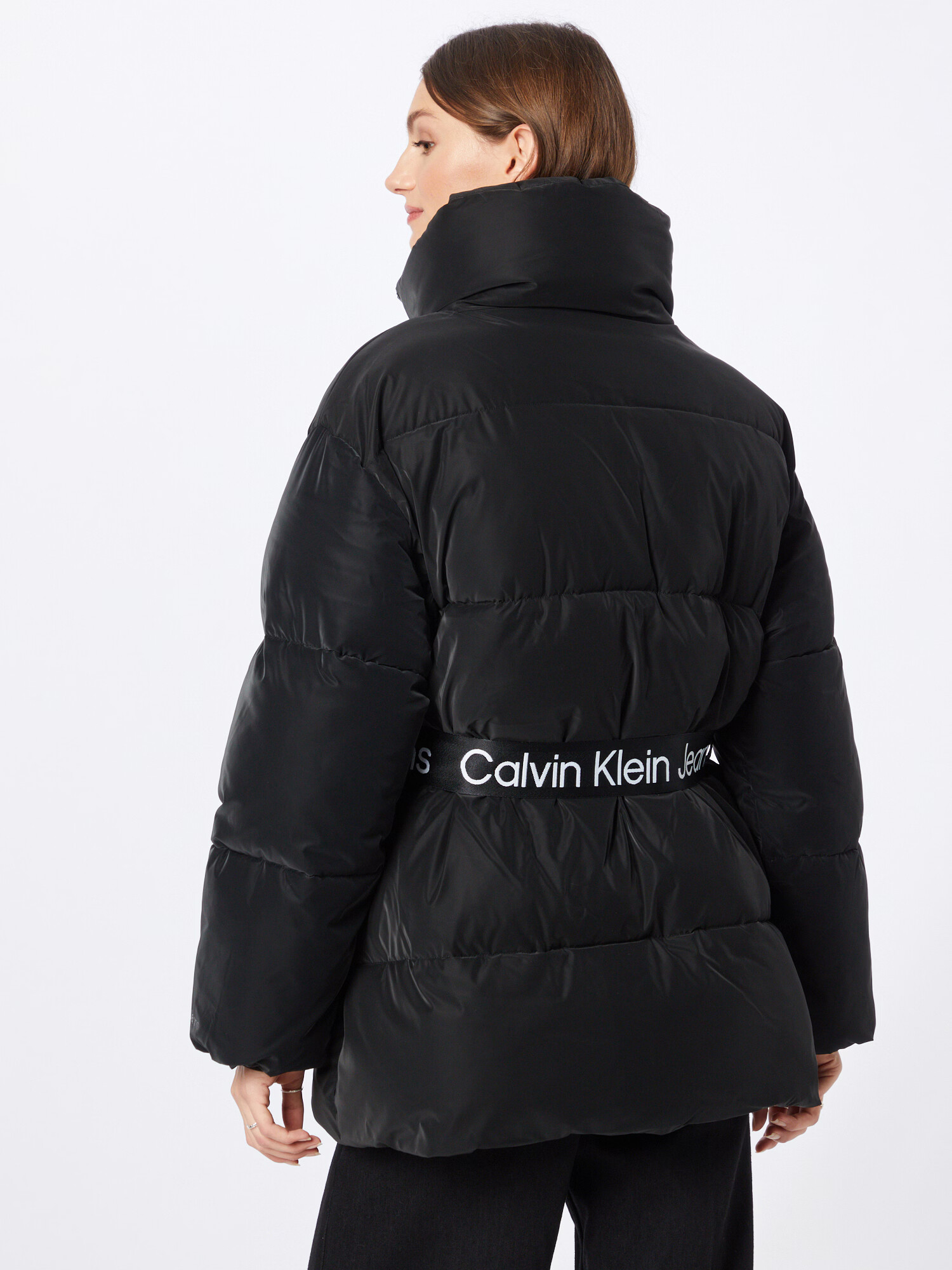 Calvin Klein Jeans Zimná bunda čierna / biela - Pepit.sk