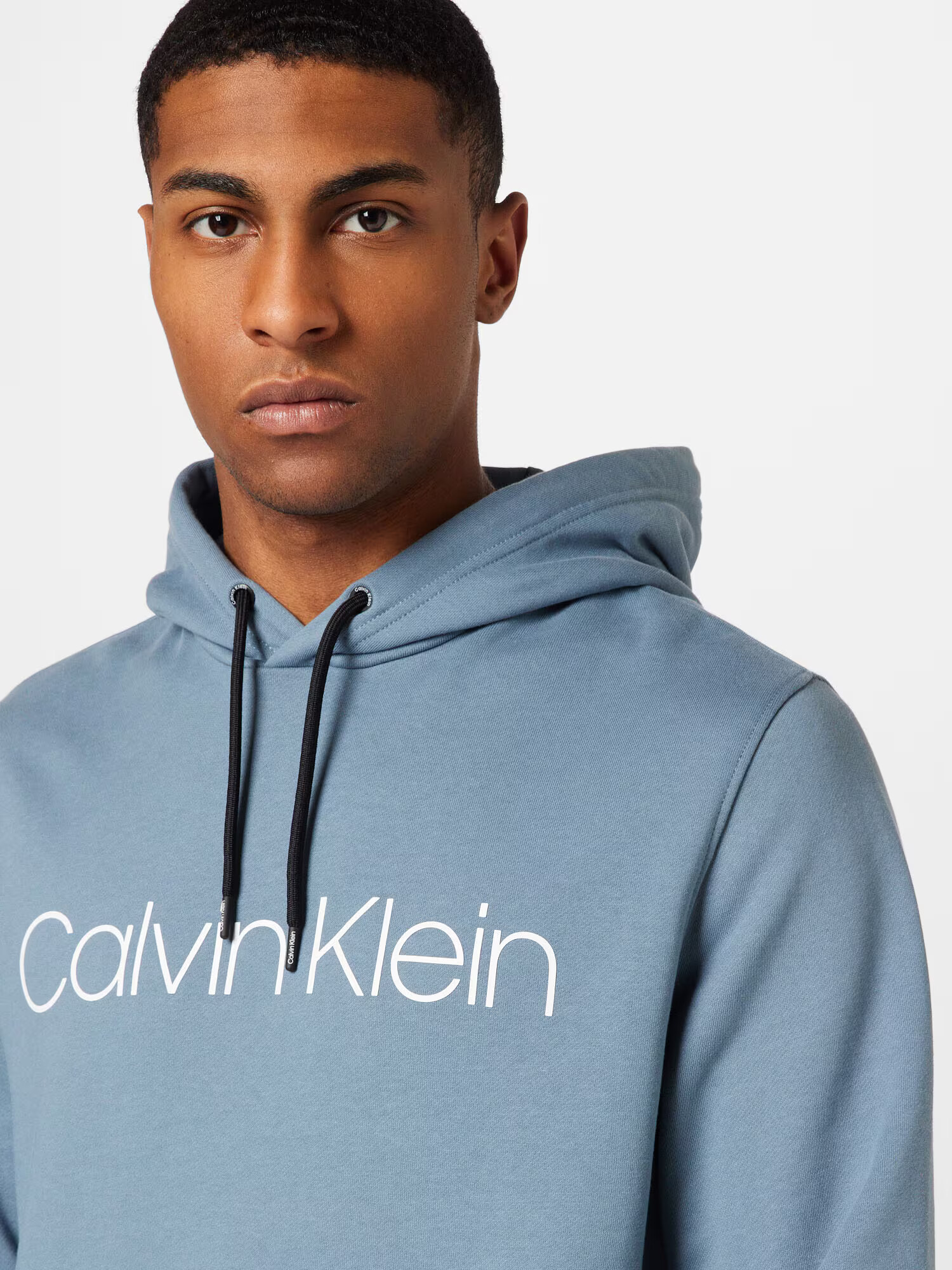 Calvin Klein Mikina čadičová / biela - Pepit.sk