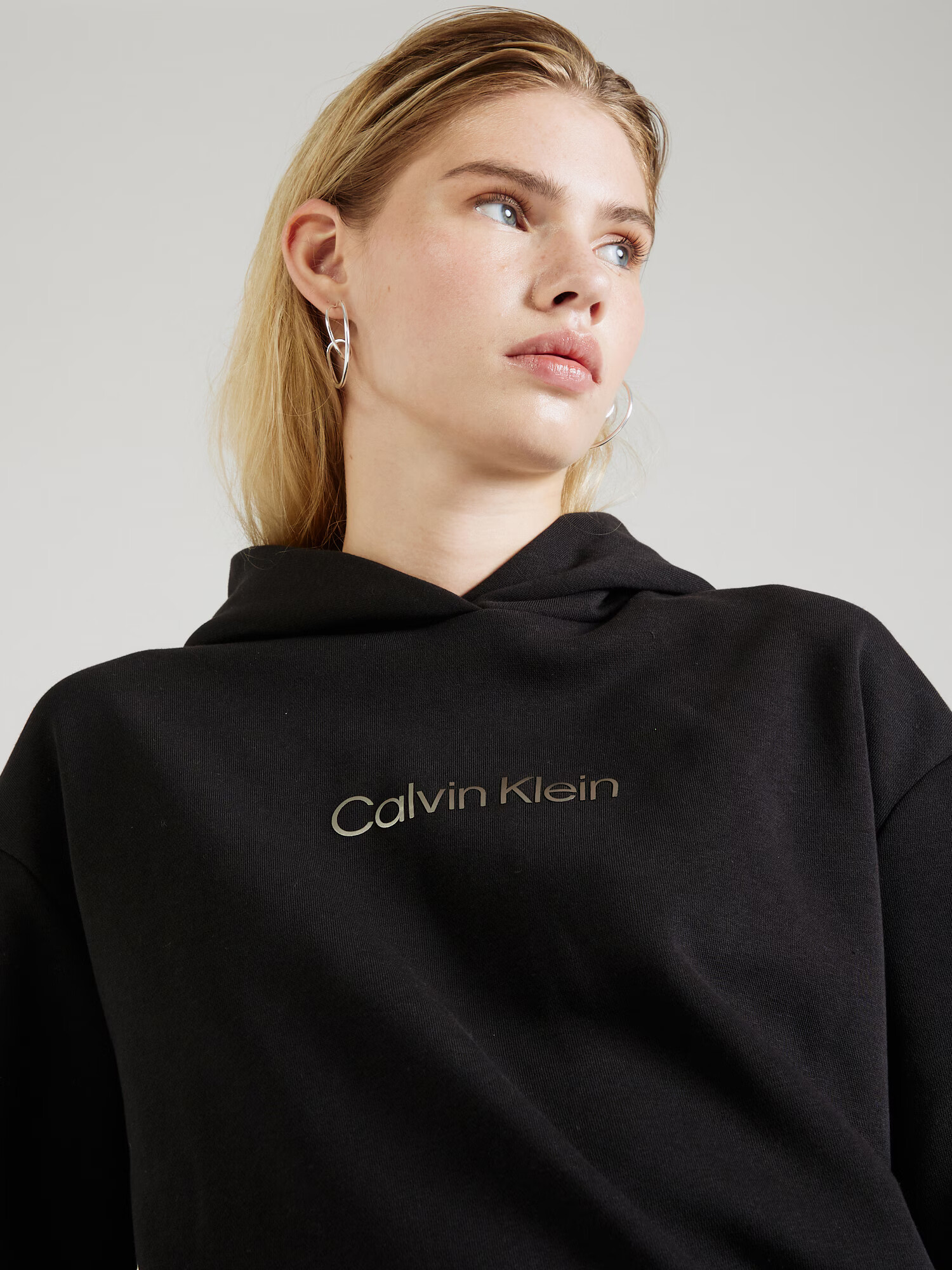 Calvin Klein Mikina 'HERO' kamenná / čierna - Pepit.sk