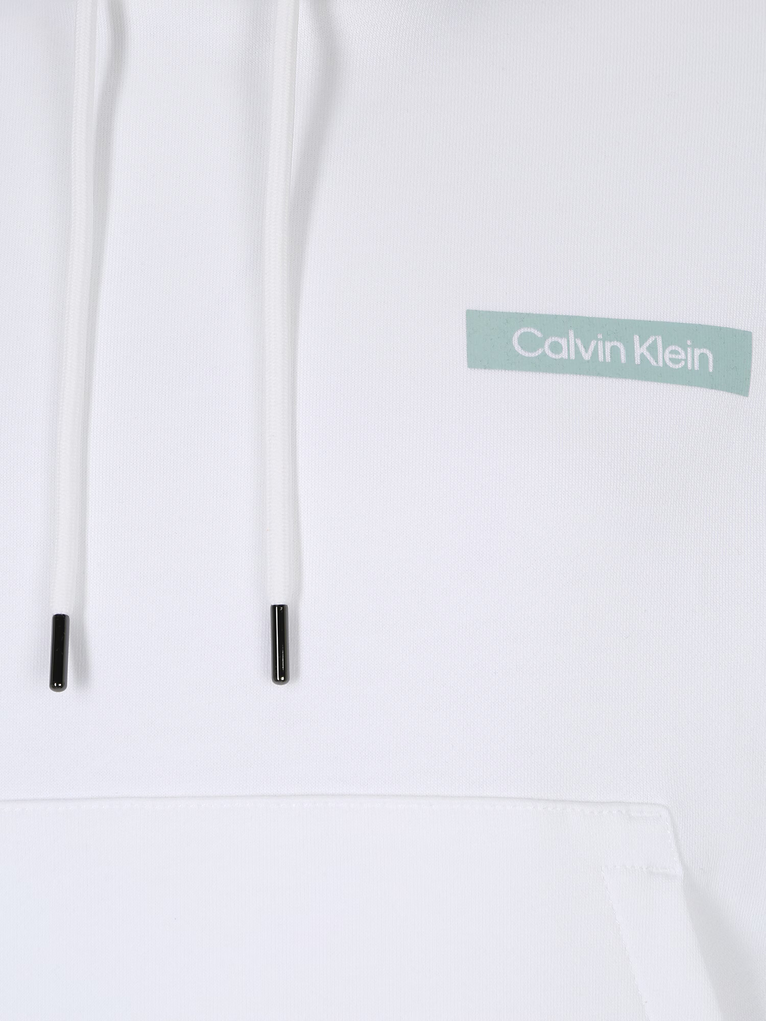 Calvin Klein Mikina pastelovo zelená / biela - Pepit.sk