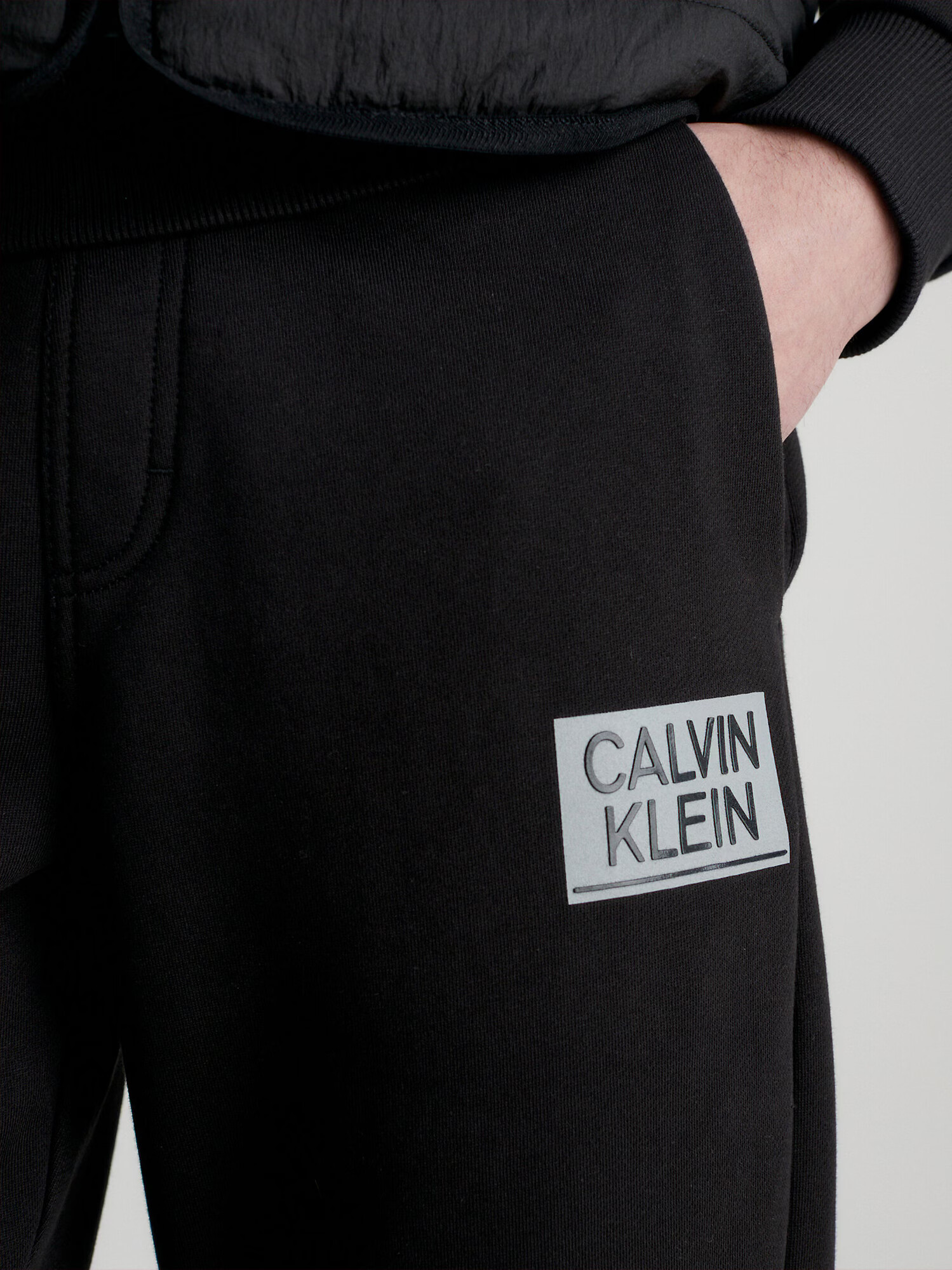 Calvin Klein Nohavice čierna / biela - Pepit.sk