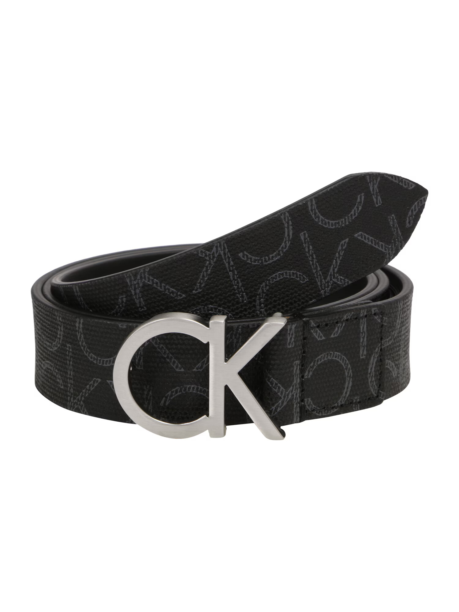 Calvin Klein Opasky 'Mono 3' čierna / strieborná - Pepit.sk