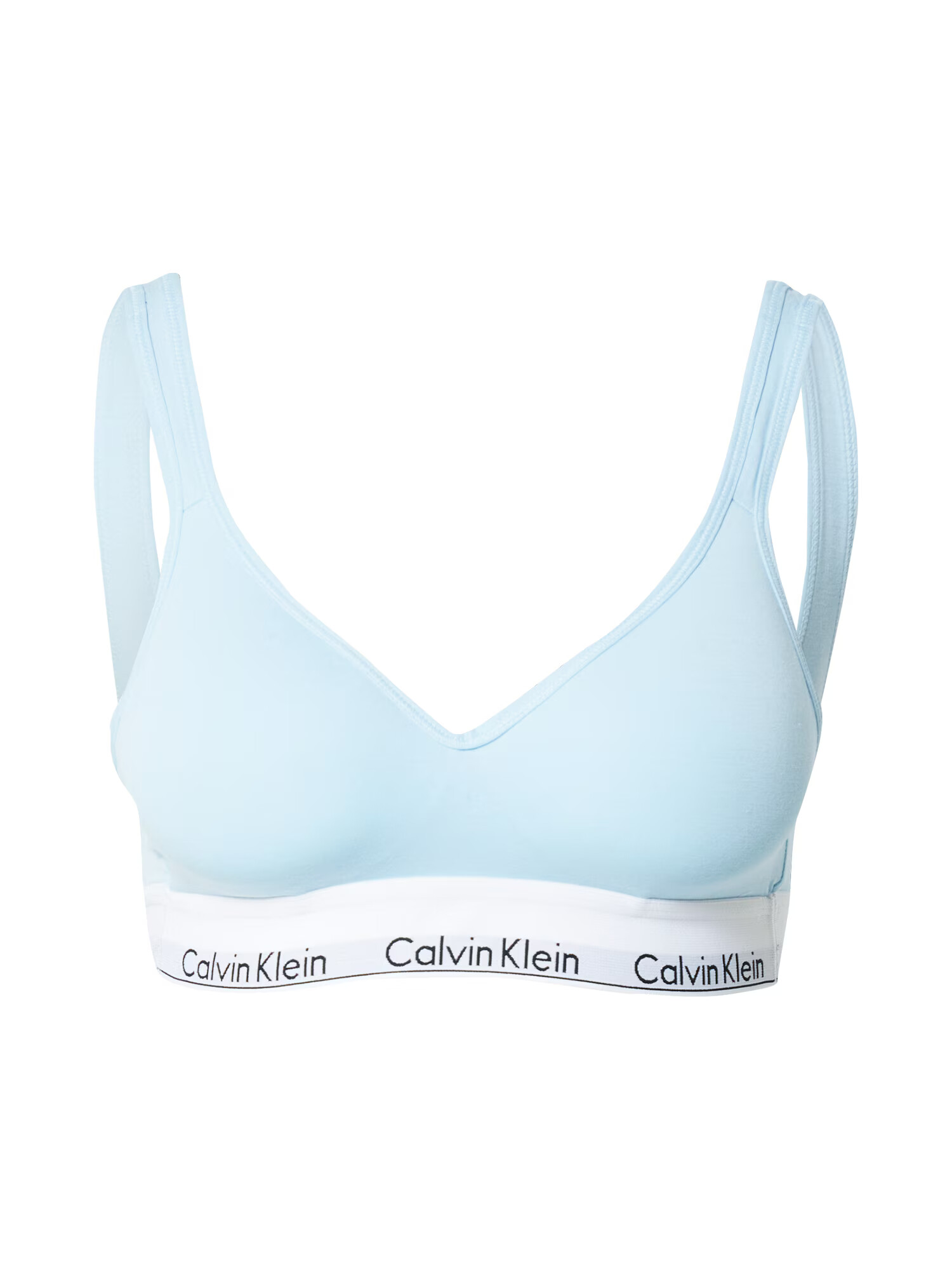 Calvin Klein Podprsenka svetlomodrá / čierna / biela - Pepit.sk