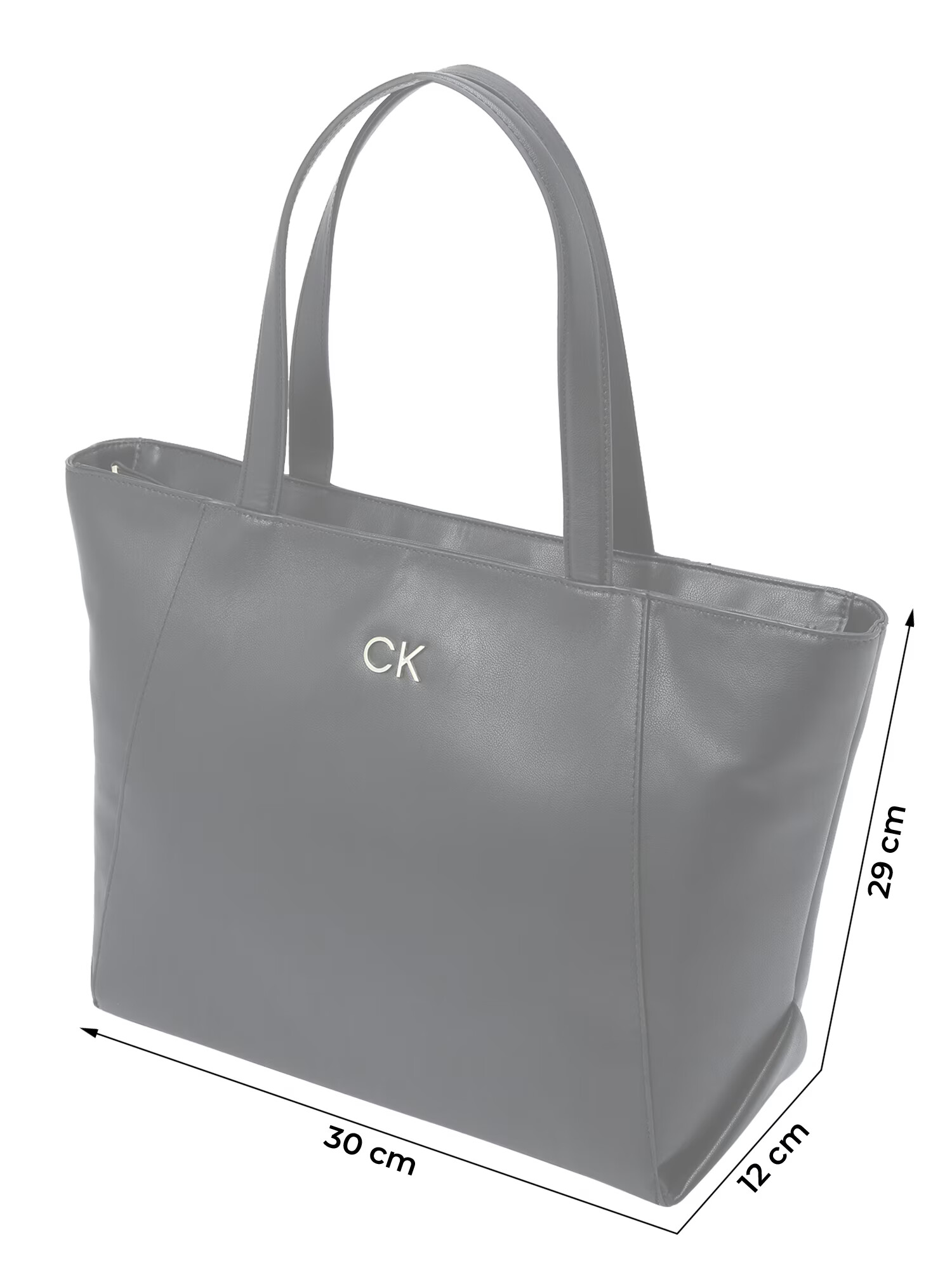 Calvin Klein Shopper čierna / strieborná - Pepit.sk