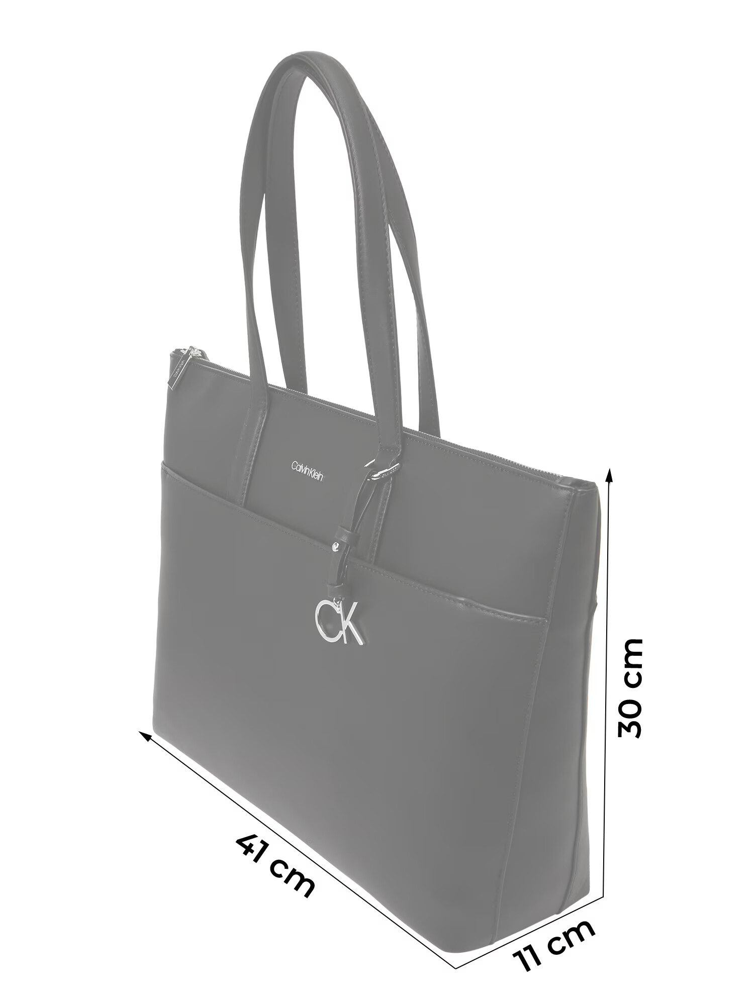 Calvin Klein Shopper 'Must' čierna / strieborná - Pepit.sk