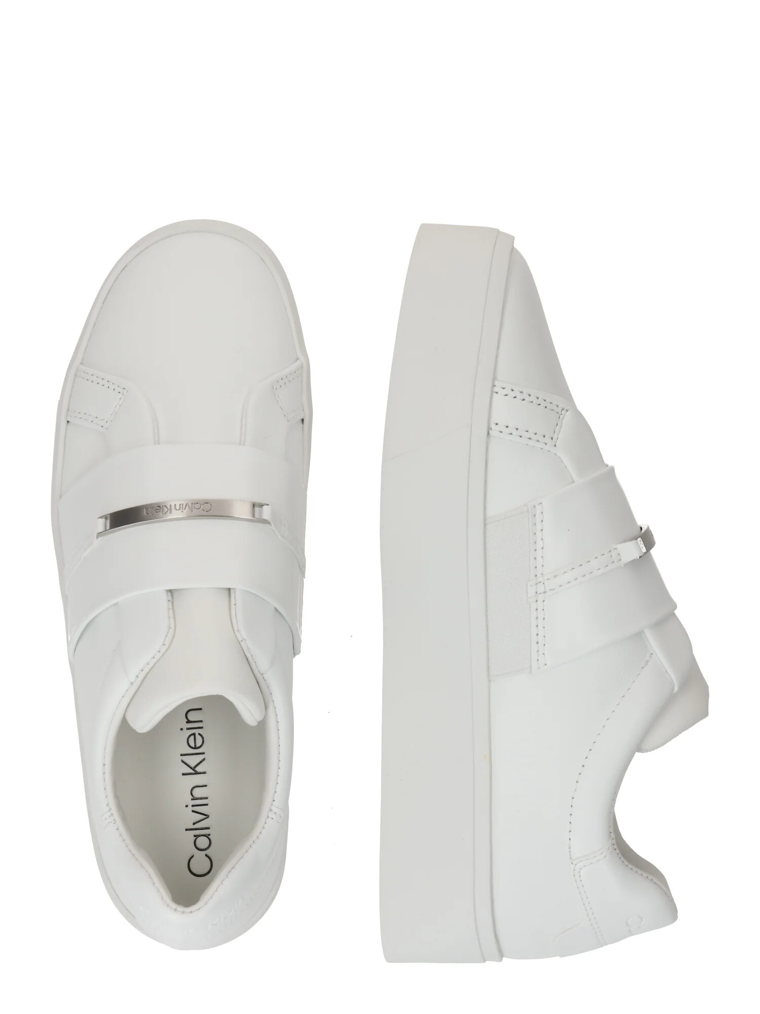 Calvin Klein Slip-on obuv biela - Pepit.sk