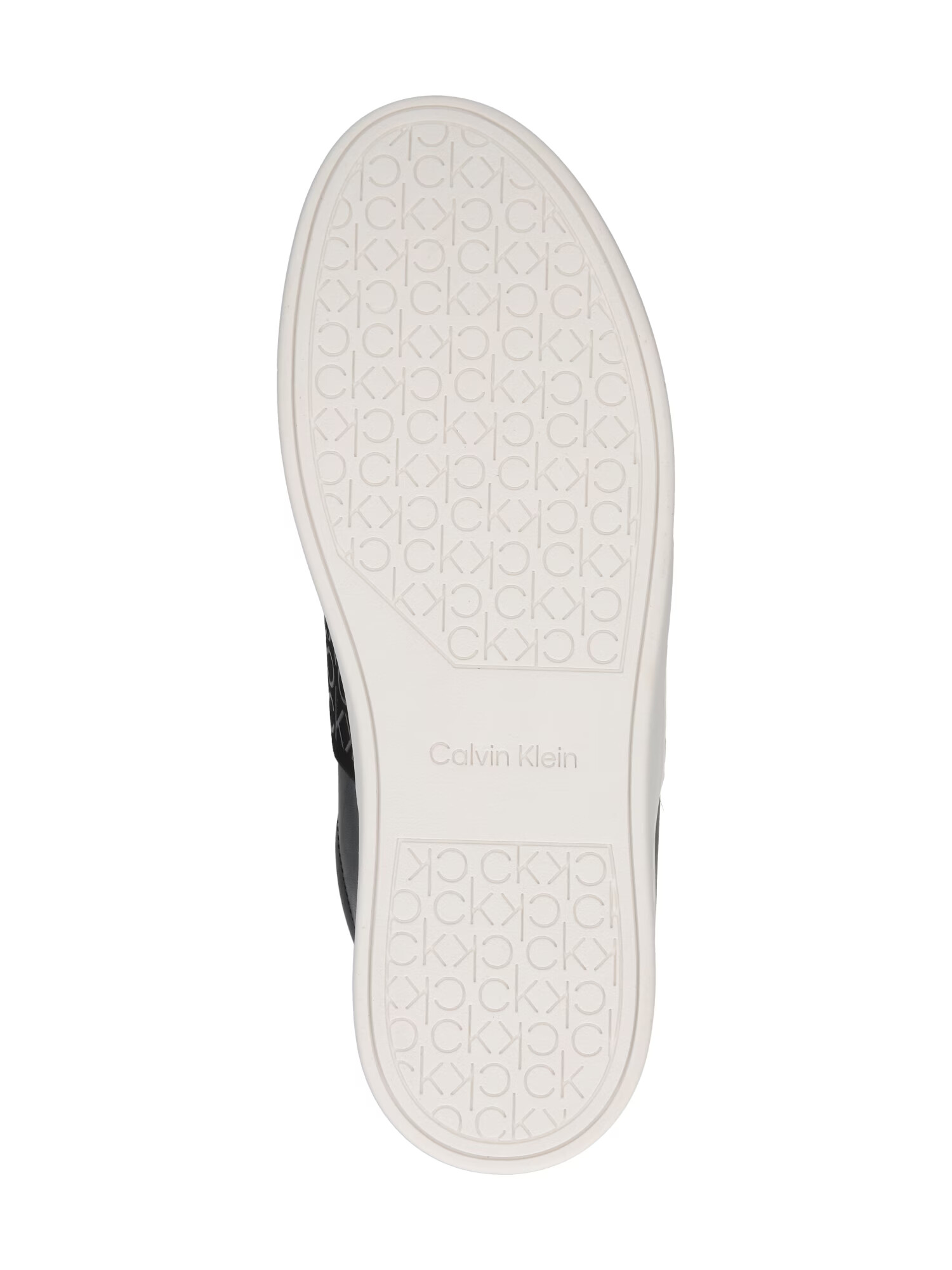 Calvin Klein Slip-on obuv čierna / biela - Pepit.sk