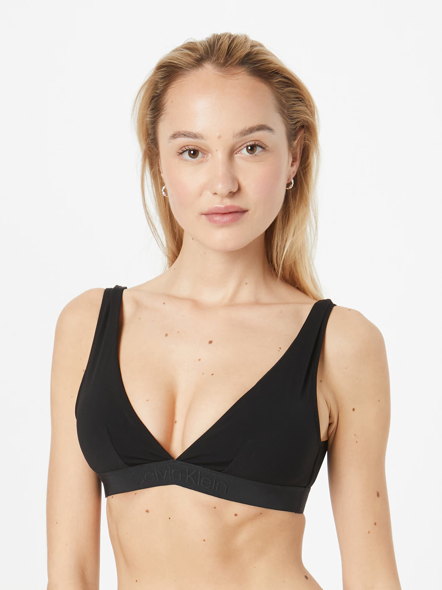 Calvin Klein Swimwear Bikinový top čierna - Pepit.sk