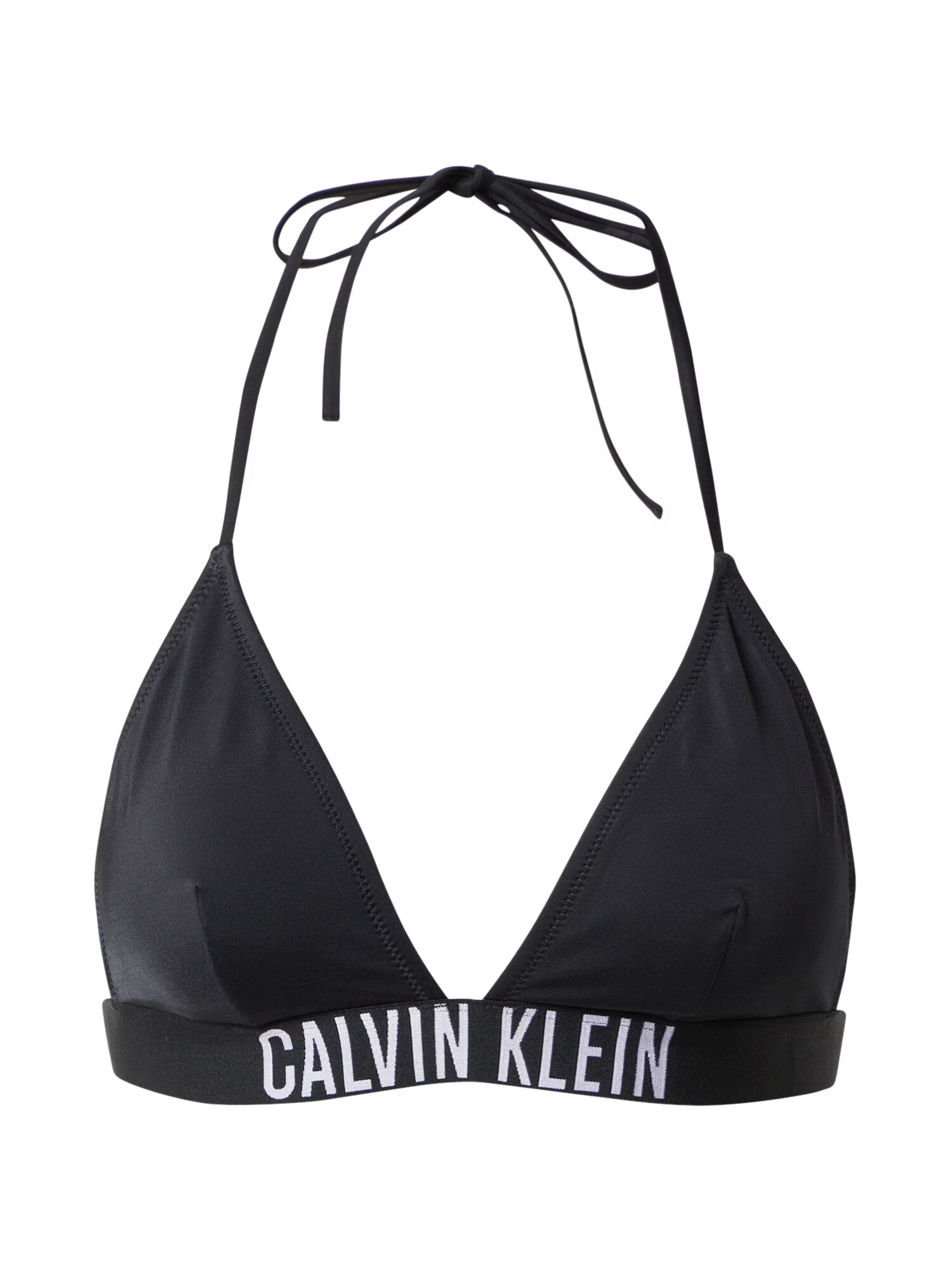 Calvin Klein Swimwear Bikinový top čierna / biela - Pepit.sk