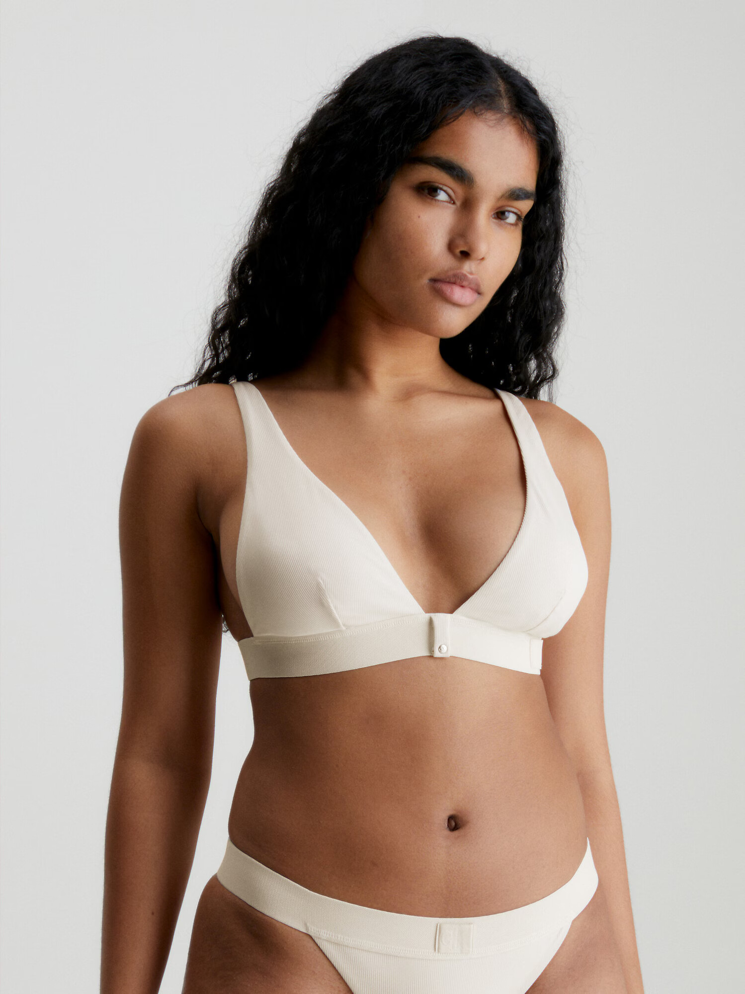 Calvin Klein Swimwear Bikinový top prírodná biela - Pepit.sk