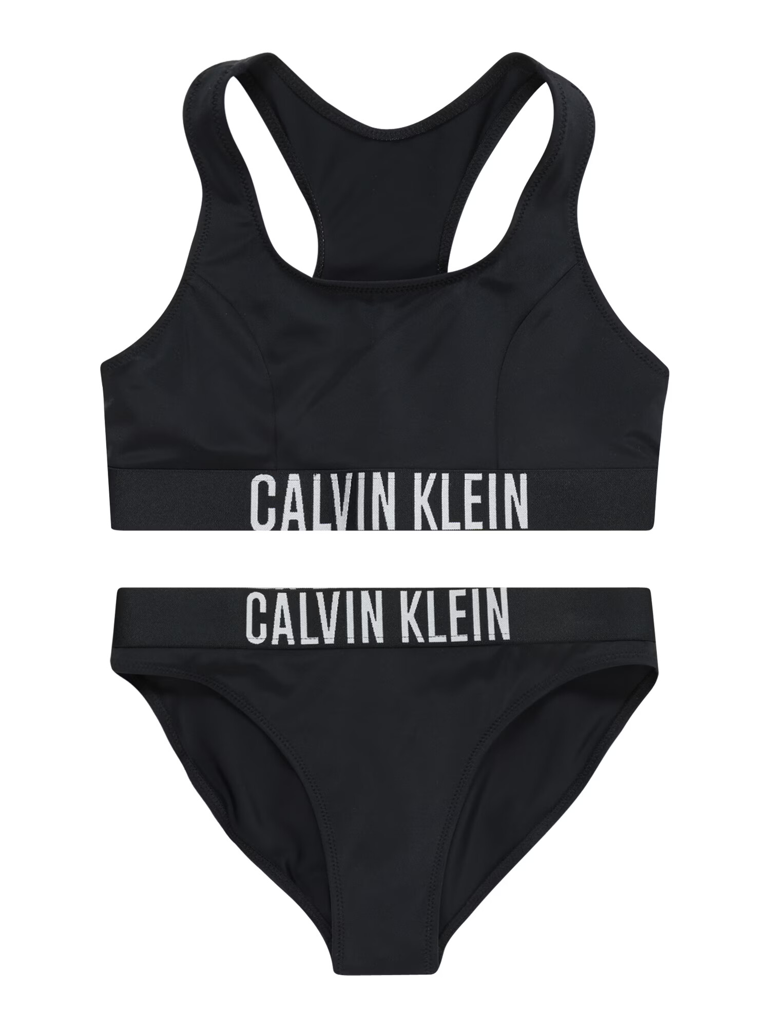 Calvin Klein Swimwear Bikiny čierna / biela - Pepit.sk