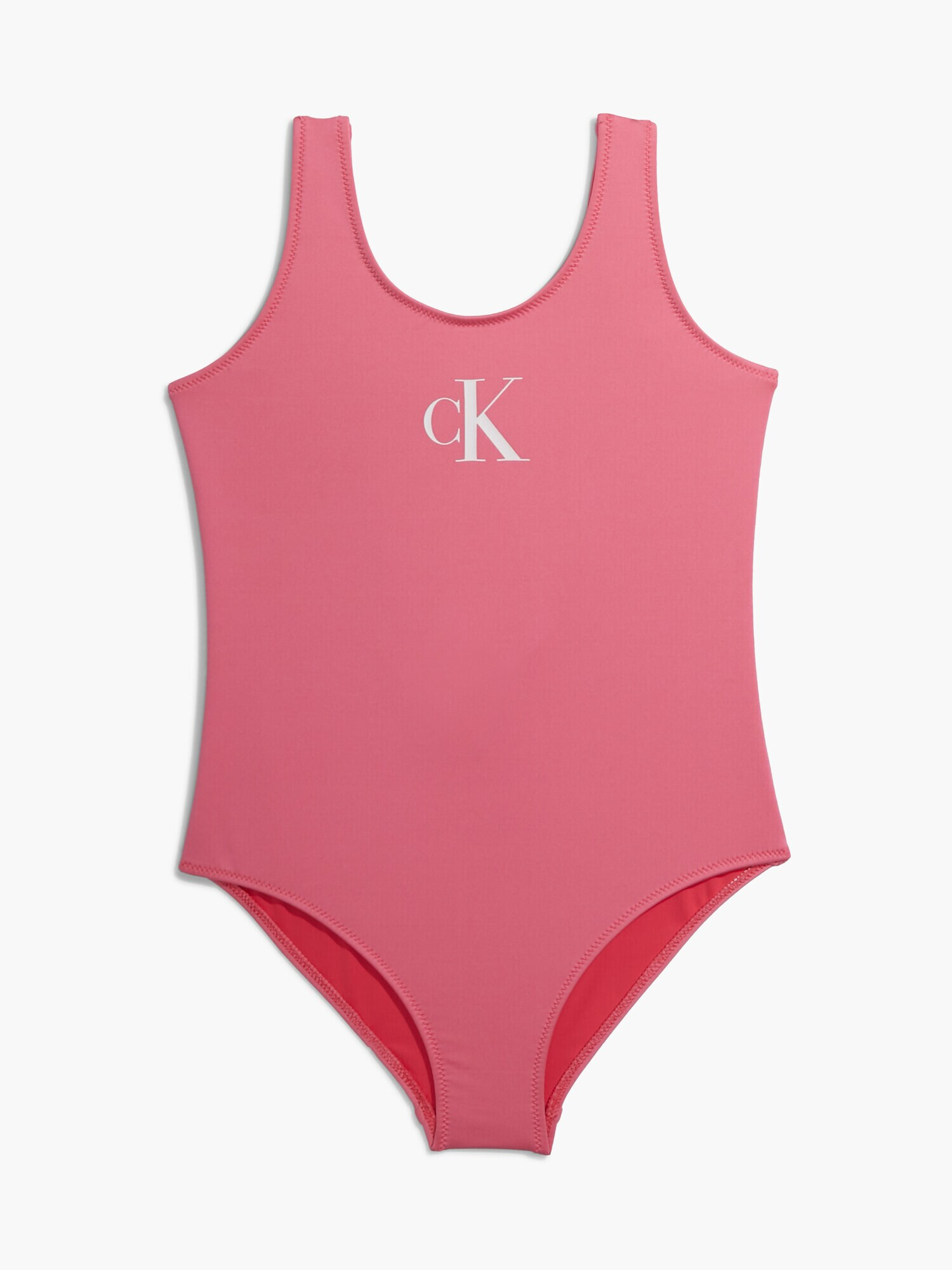 Calvin Klein Swimwear Jednodielne plavky fuksia / strieborná / biela - Pepit.sk