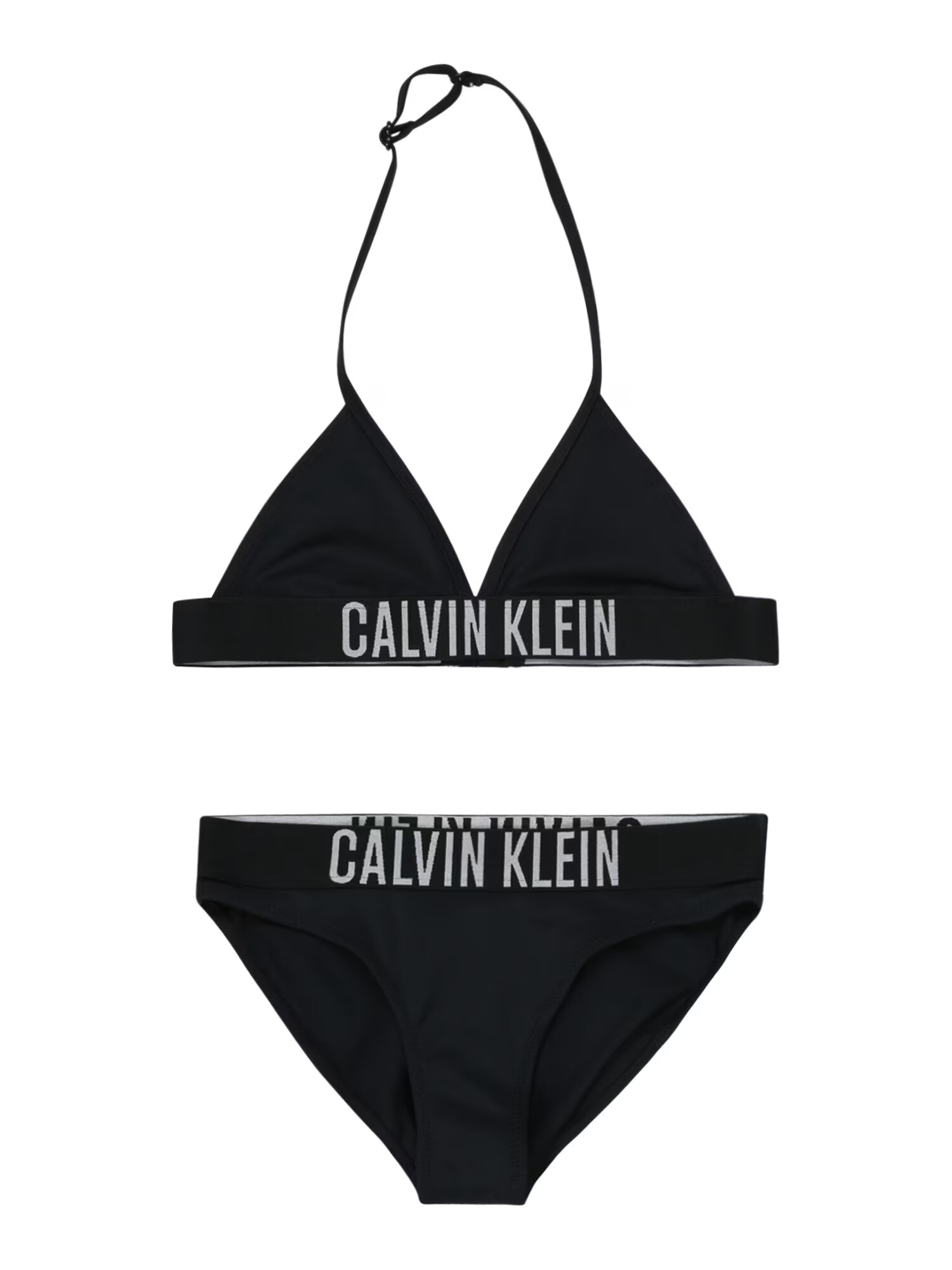 Calvin Klein Swimwear Bikiny svetlosivá / čierna - Pepit.sk