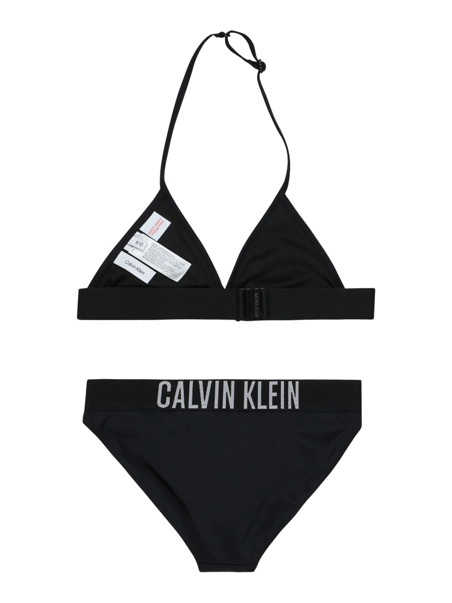 Calvin Klein Swimwear Bikiny svetlosivá / čierna - Pepit.sk