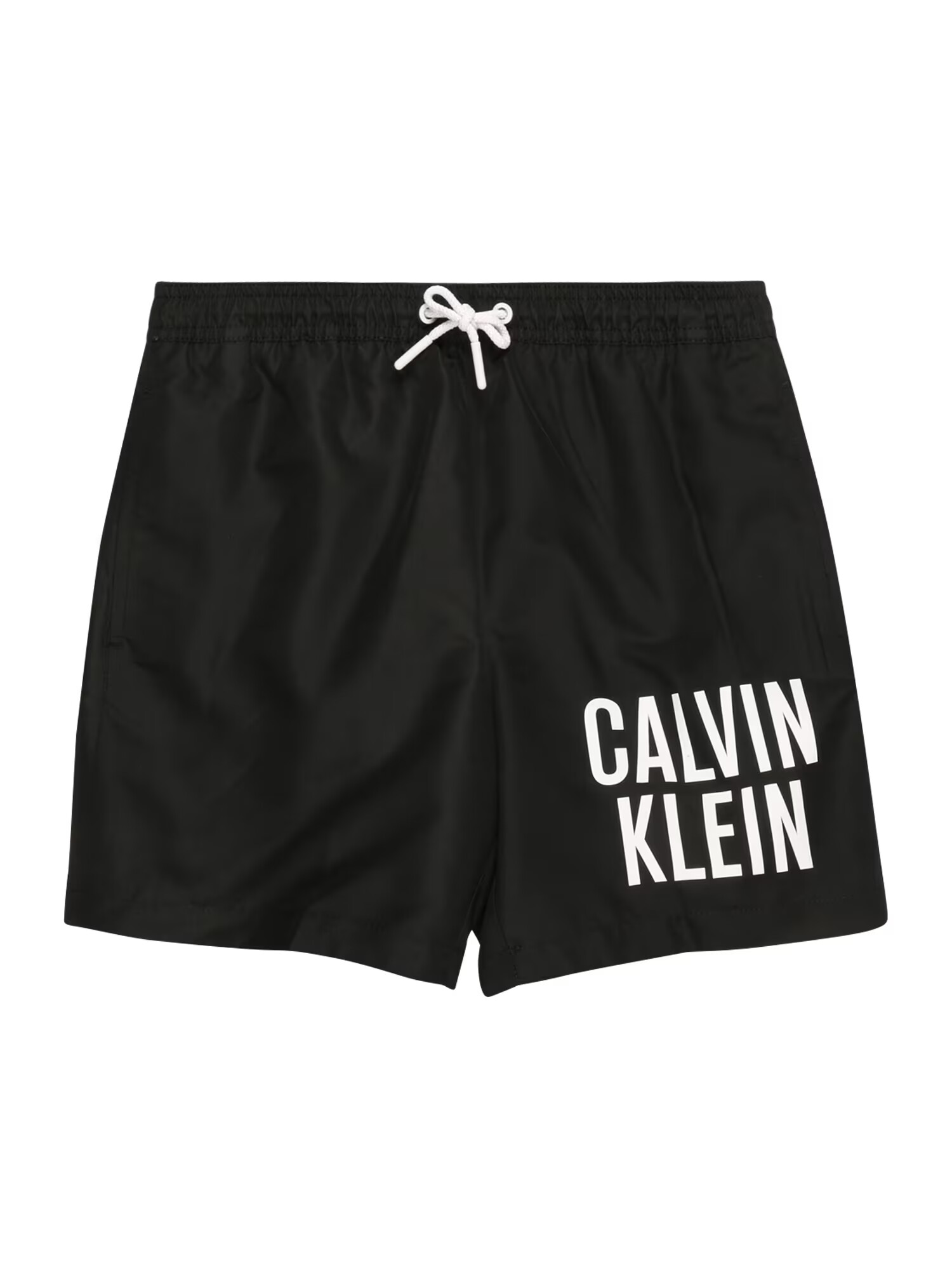 Calvin Klein Swimwear Plavecké šortky čierna / biela - Pepit.sk