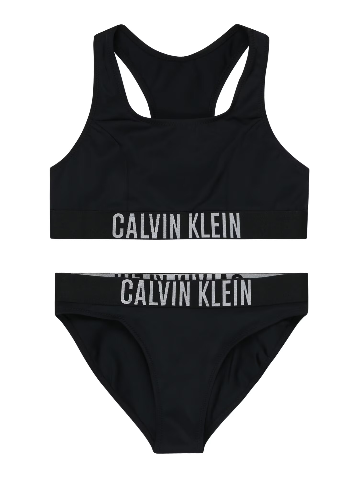 Calvin Klein Swimwear Bikiny čierna / biela - Pepit.sk