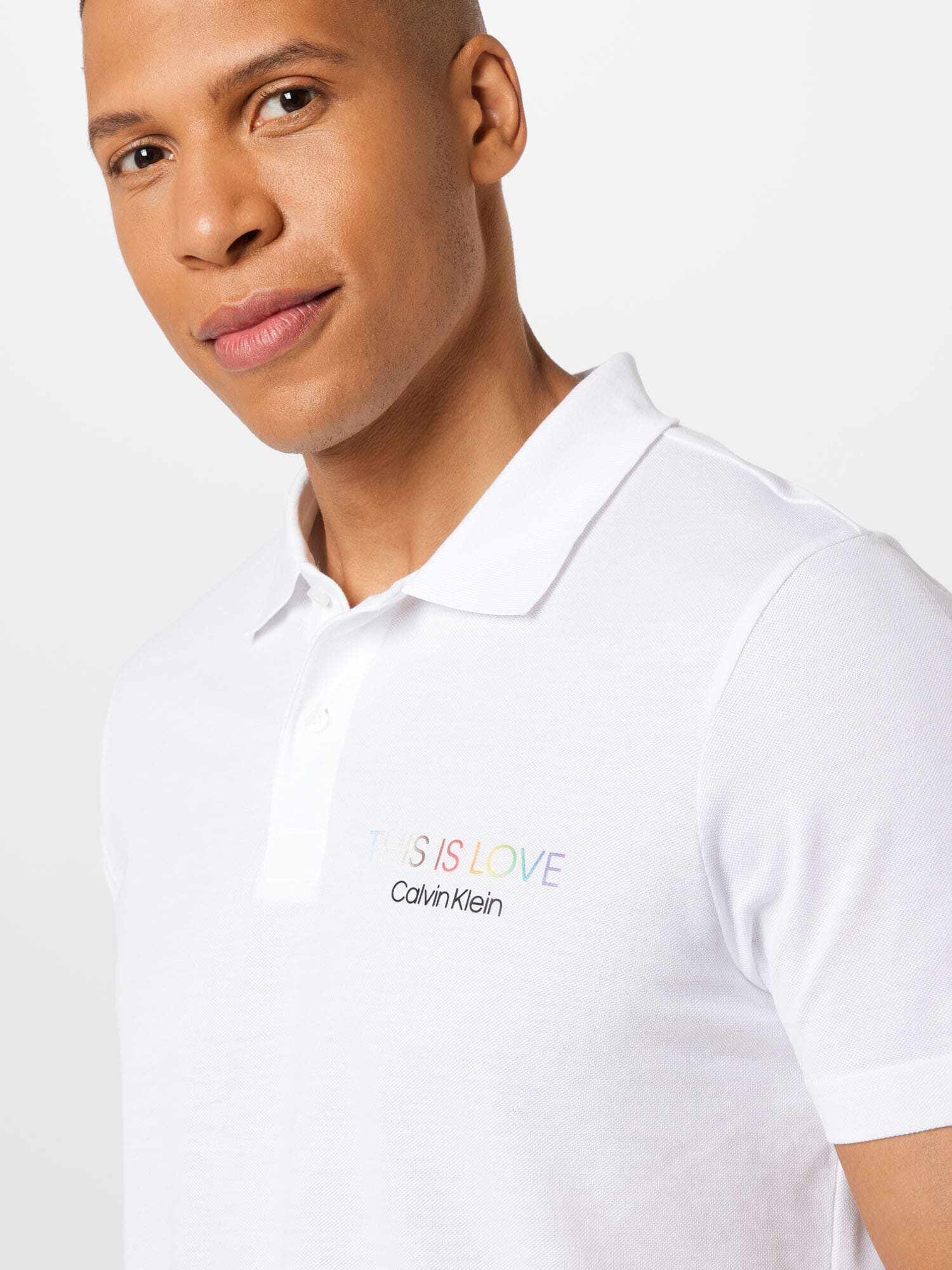 Calvin Klein Tričko 'PRIDE LOVE' žltá / oranžová / červená / čierna / biela - Pepit.sk