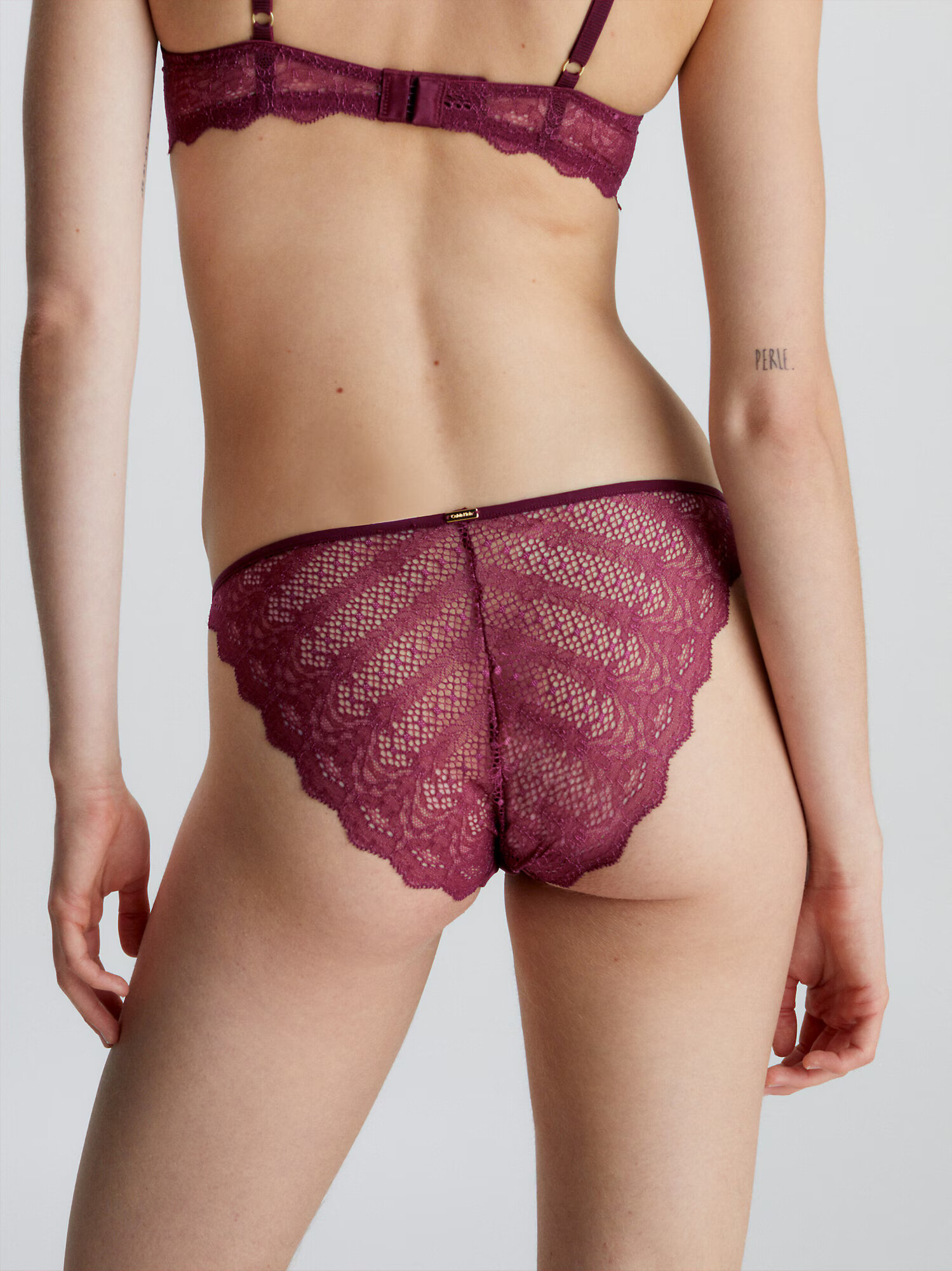 Calvin Klein Underwear Nohavičky burgundská - Pepit.sk