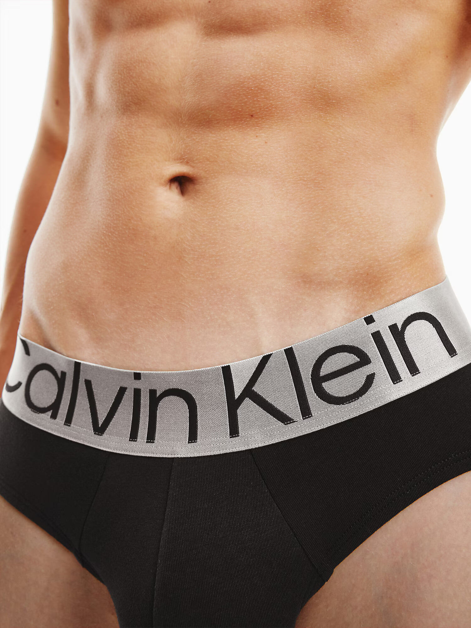 Calvin Klein Underwear Nohavičky čierna / strieborná - Pepit.sk