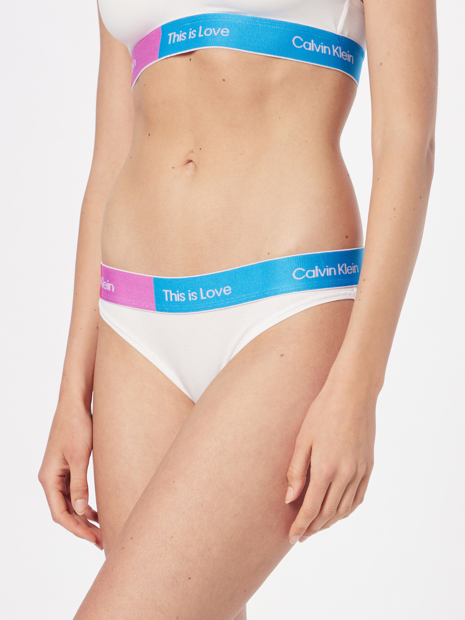 Calvin Klein Underwear Nohavičky nebesky modrá / ružová / ružová / biela - Pepit.sk