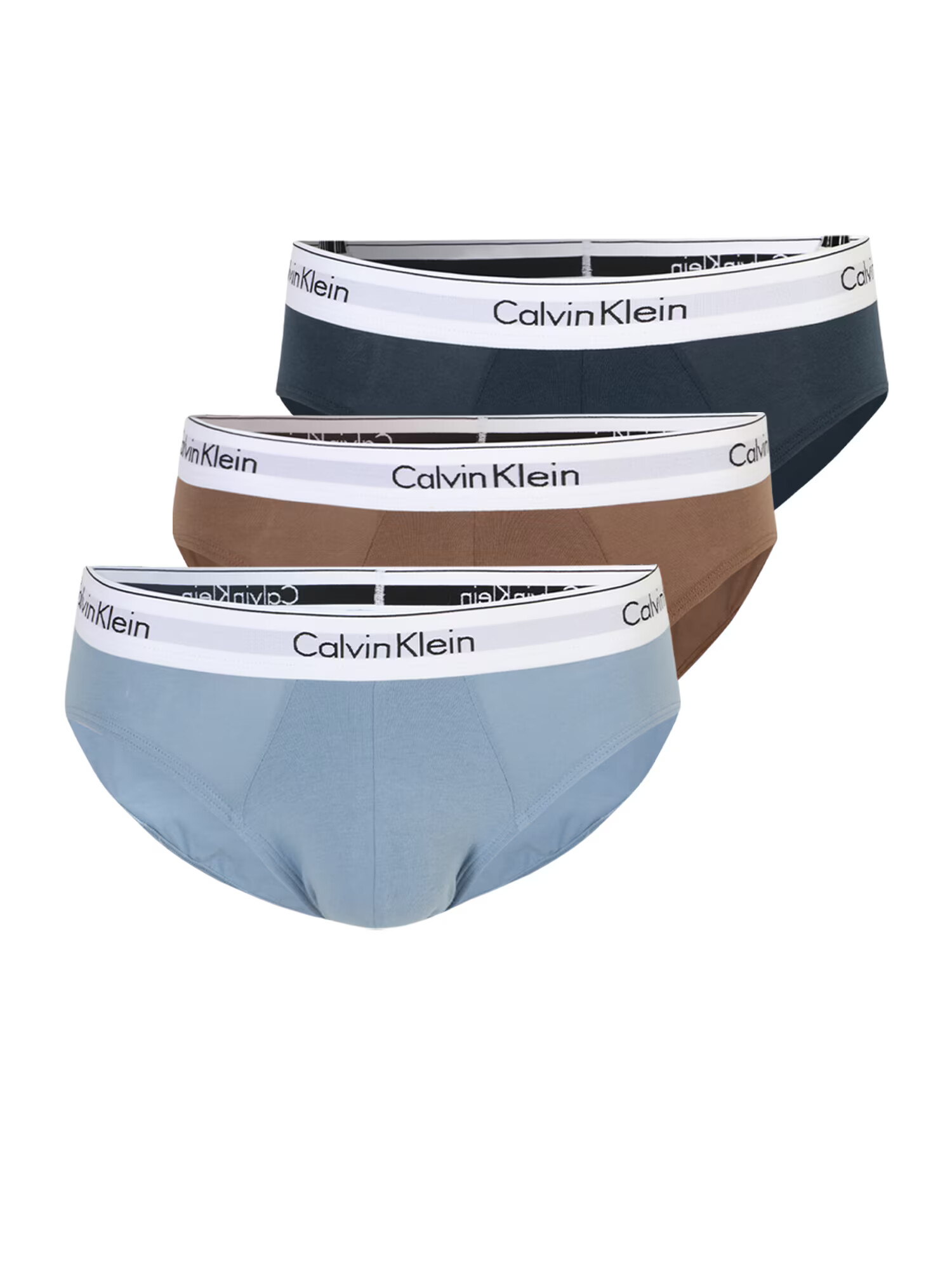 Calvin Klein Underwear Nohavičky opálová / tmavomodrá / hnedá / biela - Pepit.sk