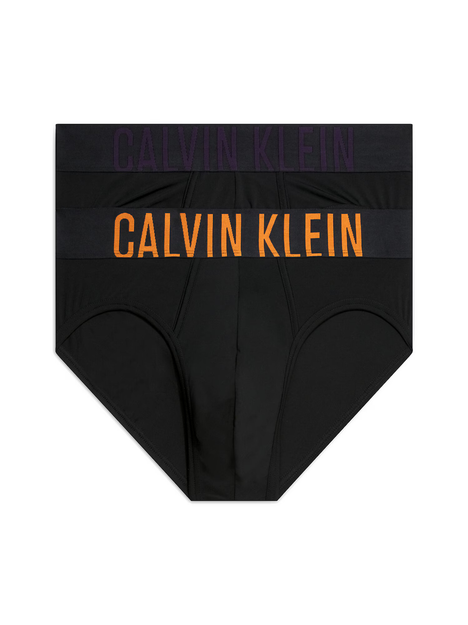 Calvin Klein Underwear Nohavičky tmavofialová / oranžová / čierna - Pepit.sk