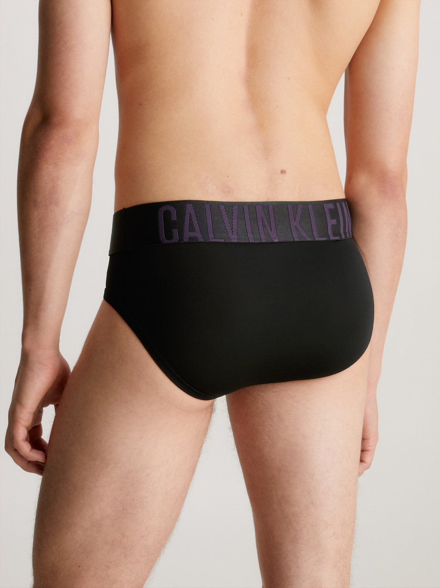 Calvin Klein Underwear Nohavičky tmavofialová / oranžová / čierna - Pepit.sk