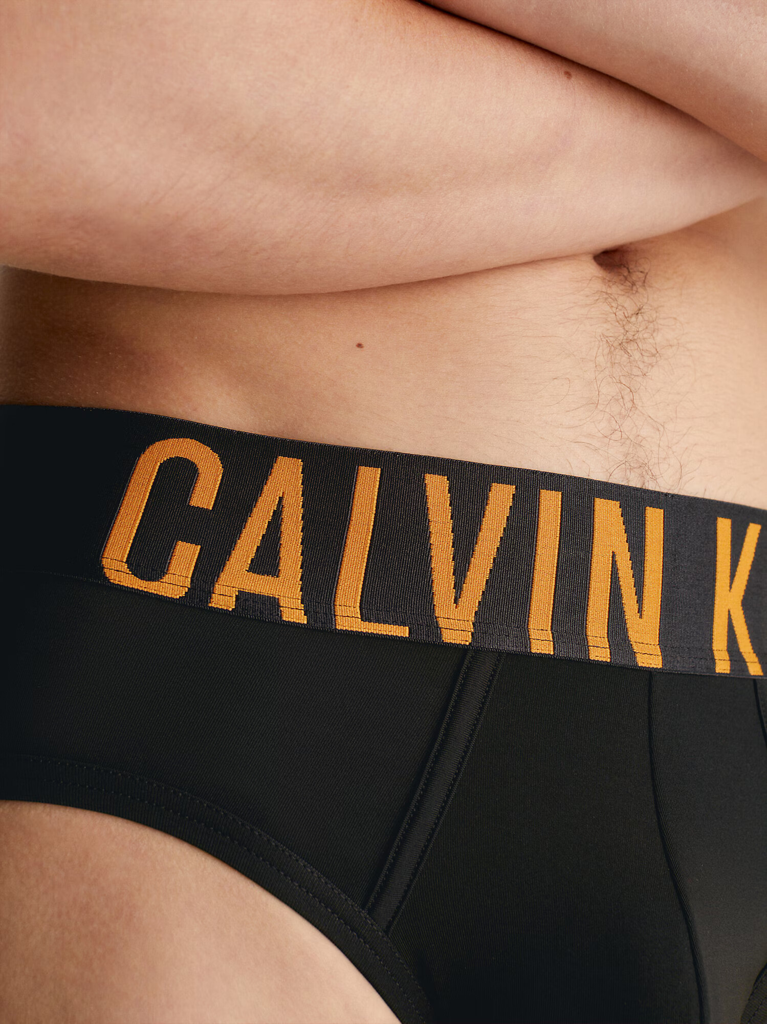 Calvin Klein Underwear Nohavičky tmavofialová / oranžová / čierna - Pepit.sk