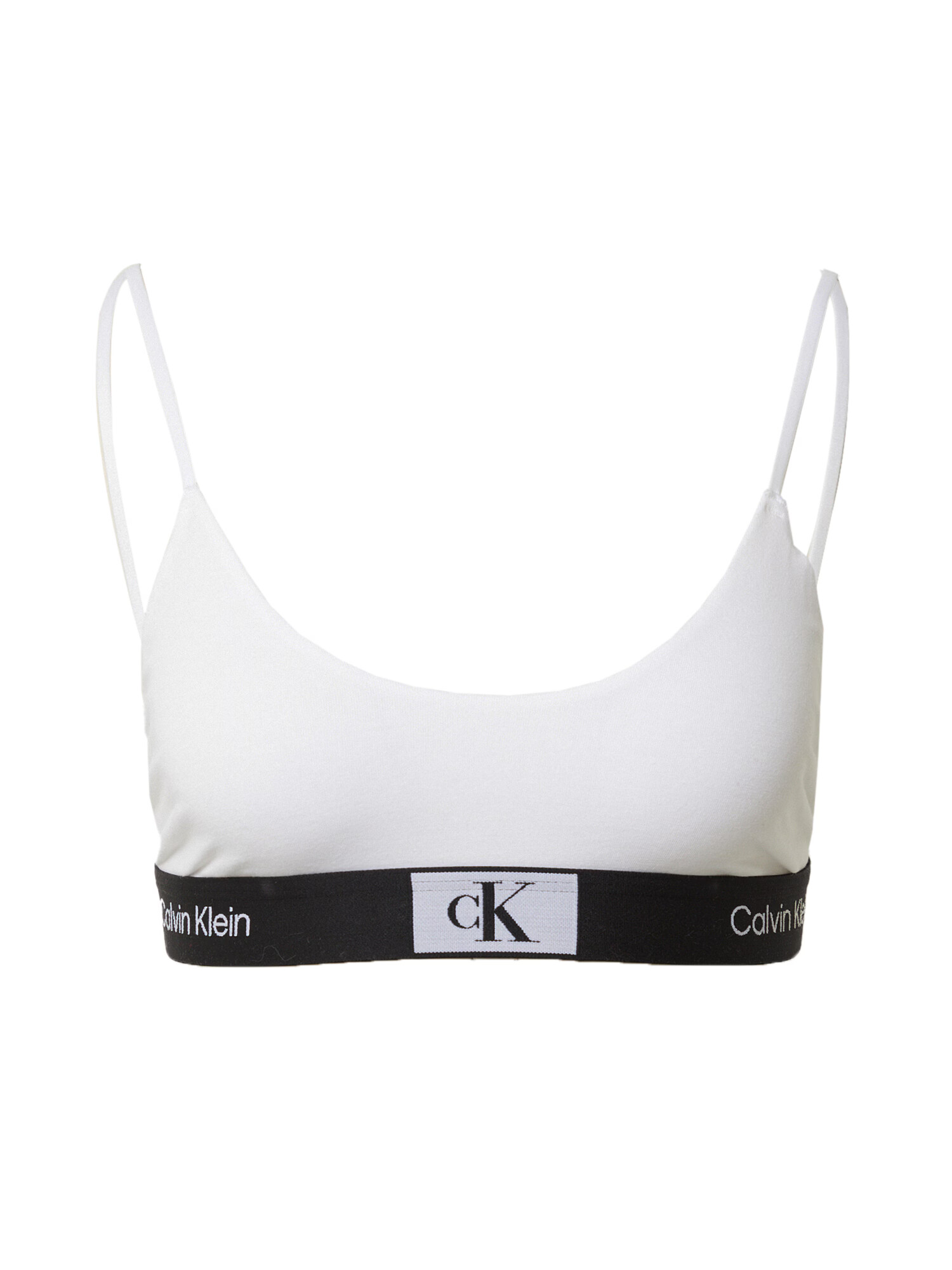 Calvin Klein Underwear Podprsenka čierna / biela / šedobiela - Pepit.sk