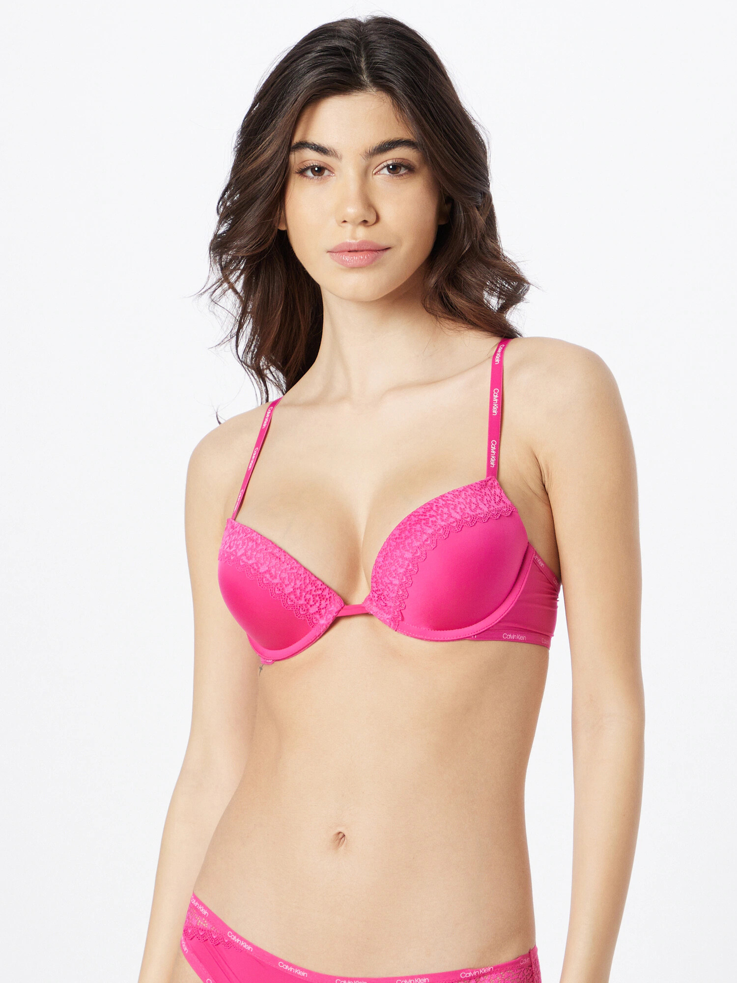 Calvin Klein Underwear Podprsenka 'Flirty ' pitaya / biela - Pepit.sk