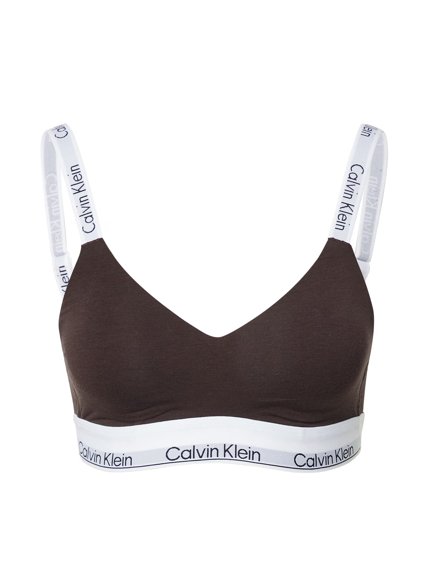 Calvin Klein Underwear Podprsenka hnedá / sivá / čierna / biela - Pepit.sk