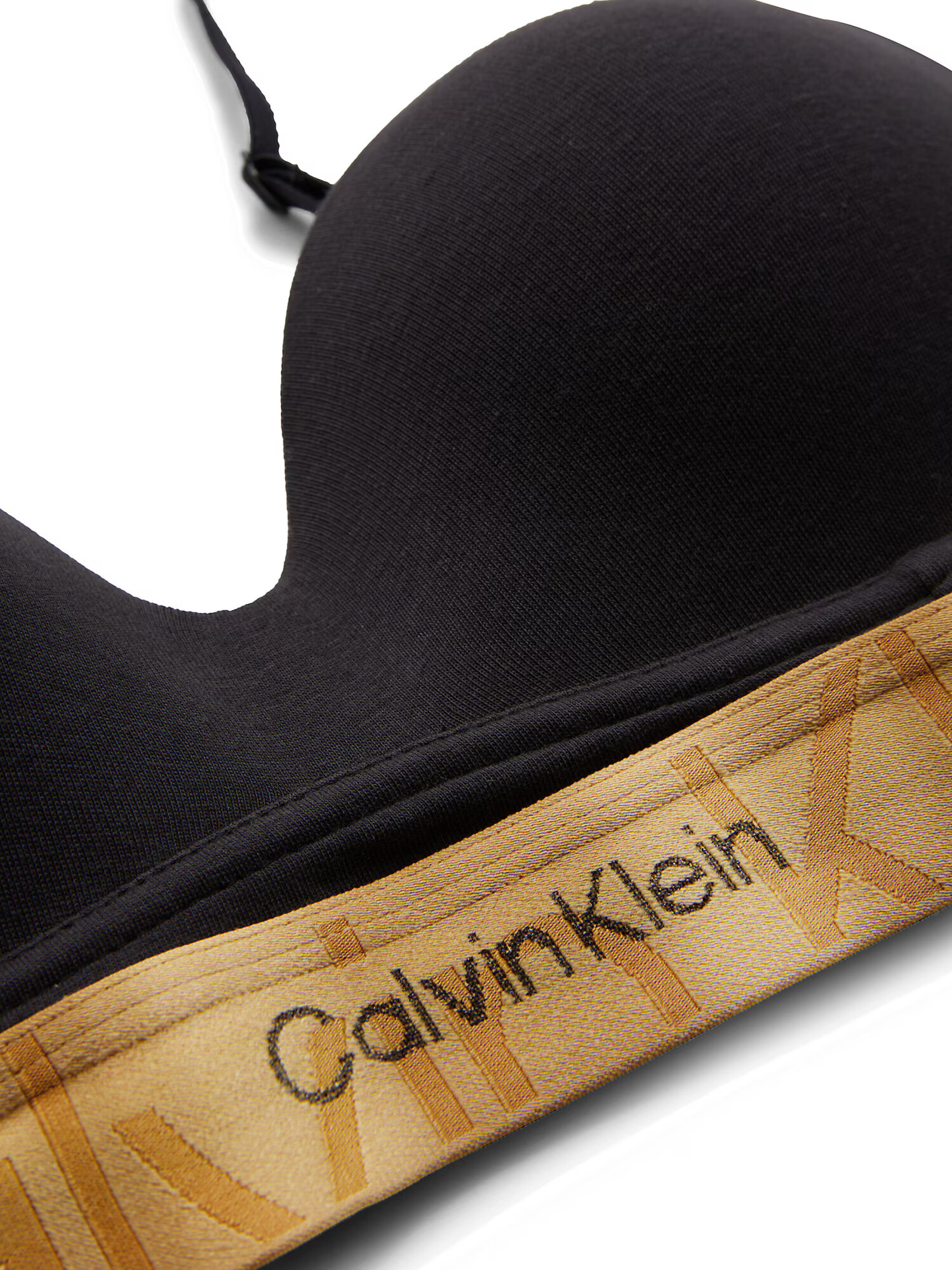 Calvin Klein Underwear Podprsenka zlatá / čierna - Pepit.sk