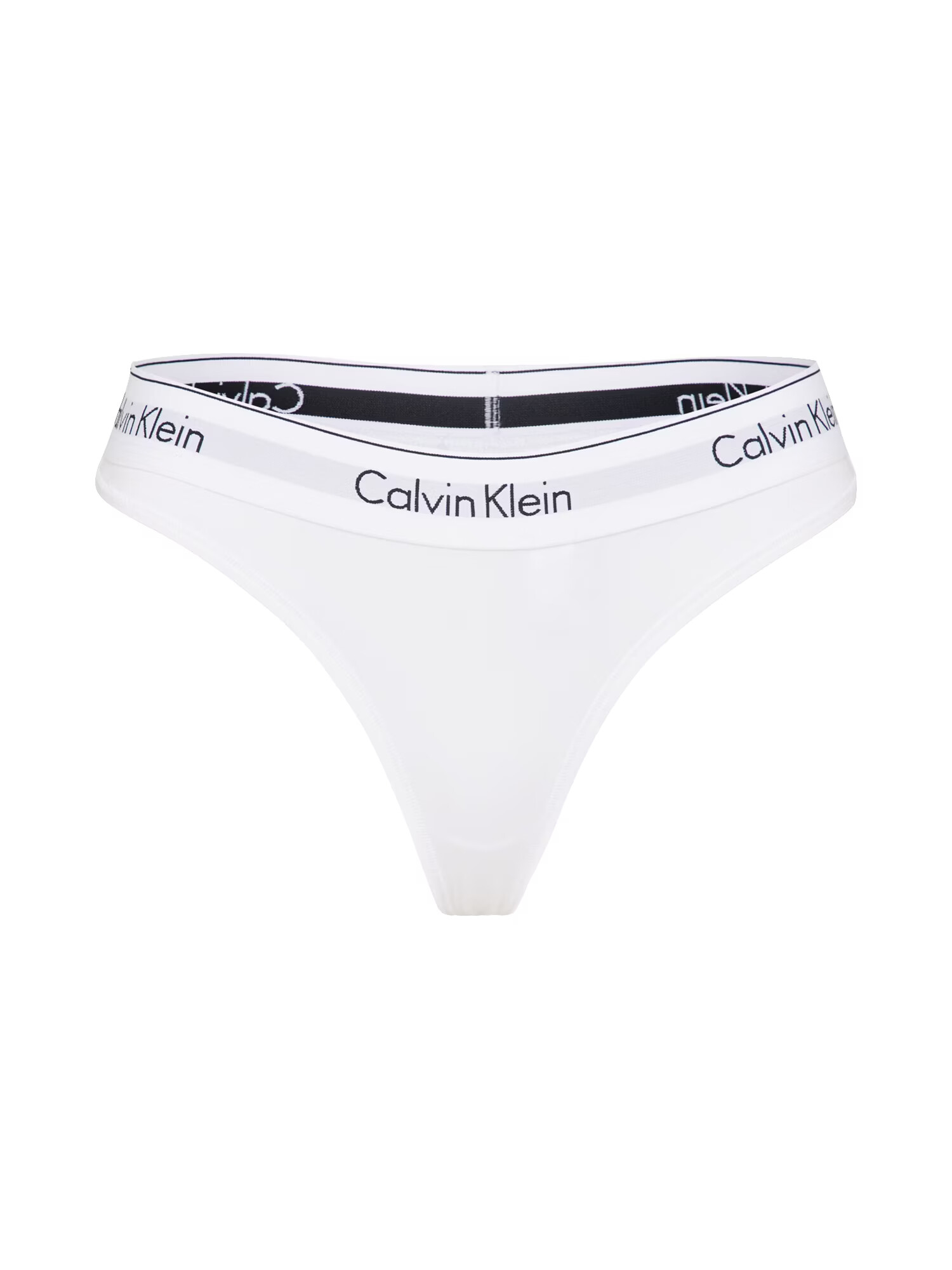 Calvin Klein Underwear Tangá čierna / biela - Pepit.sk