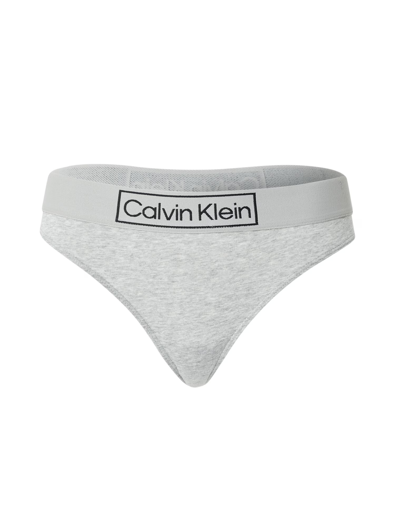 Calvin Klein Underwear Tangá sivá melírovaná / čierna - Pepit.sk