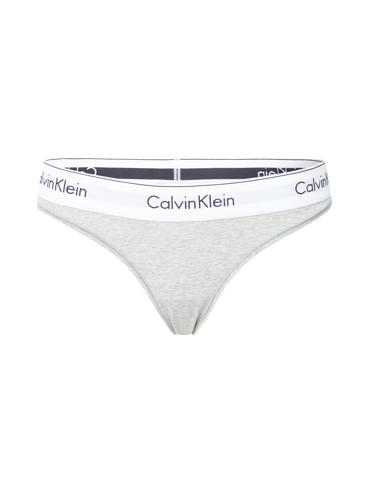 Calvin Klein Underwear Tangá sivá melírovaná / čierna / biela - Pepit.sk