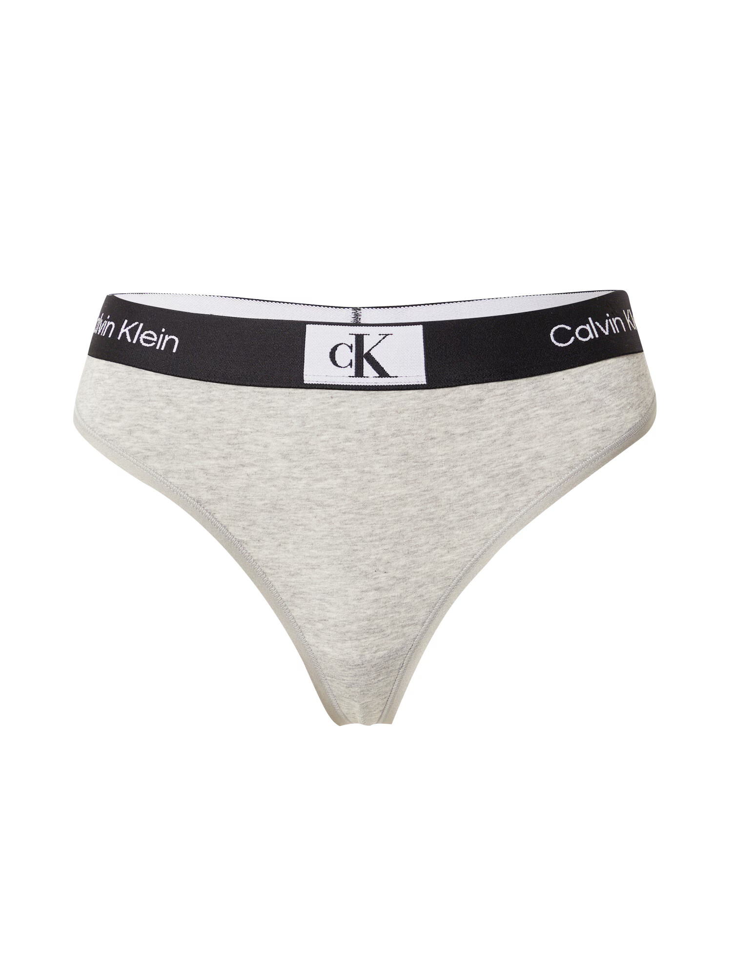 Calvin Klein Underwear Tangá svetlosivá / čierna / biela - Pepit.sk