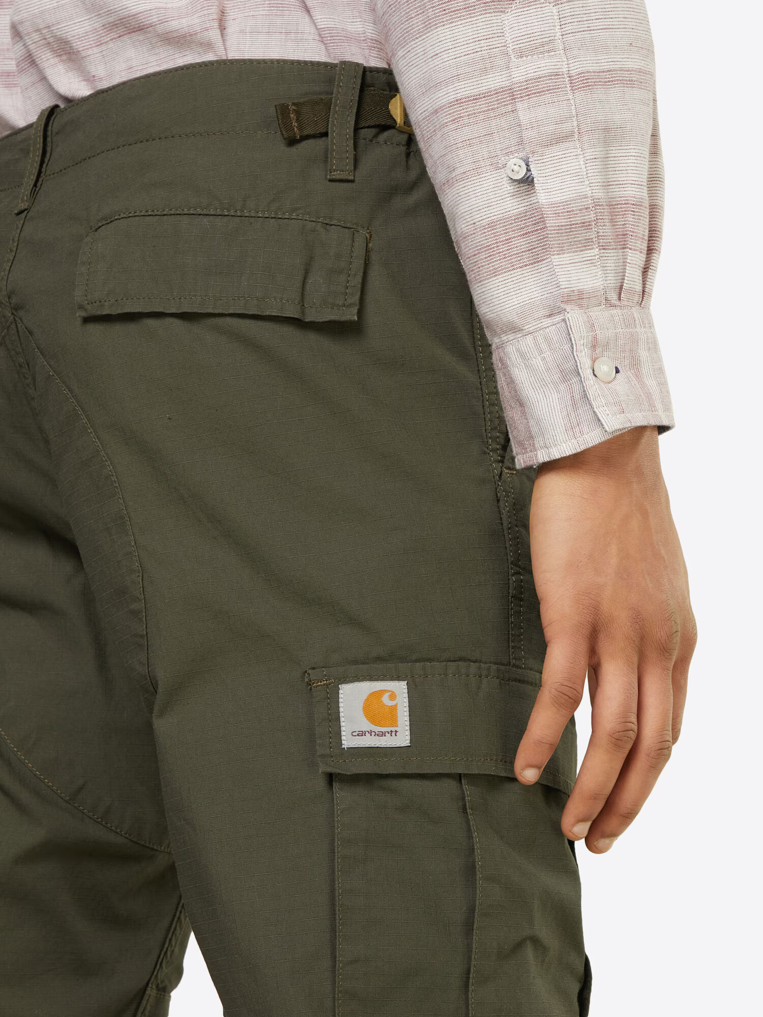 Carhartt WIP Kapsáče 'Aviation Pant' olivová / tmavozelená - Pepit.sk