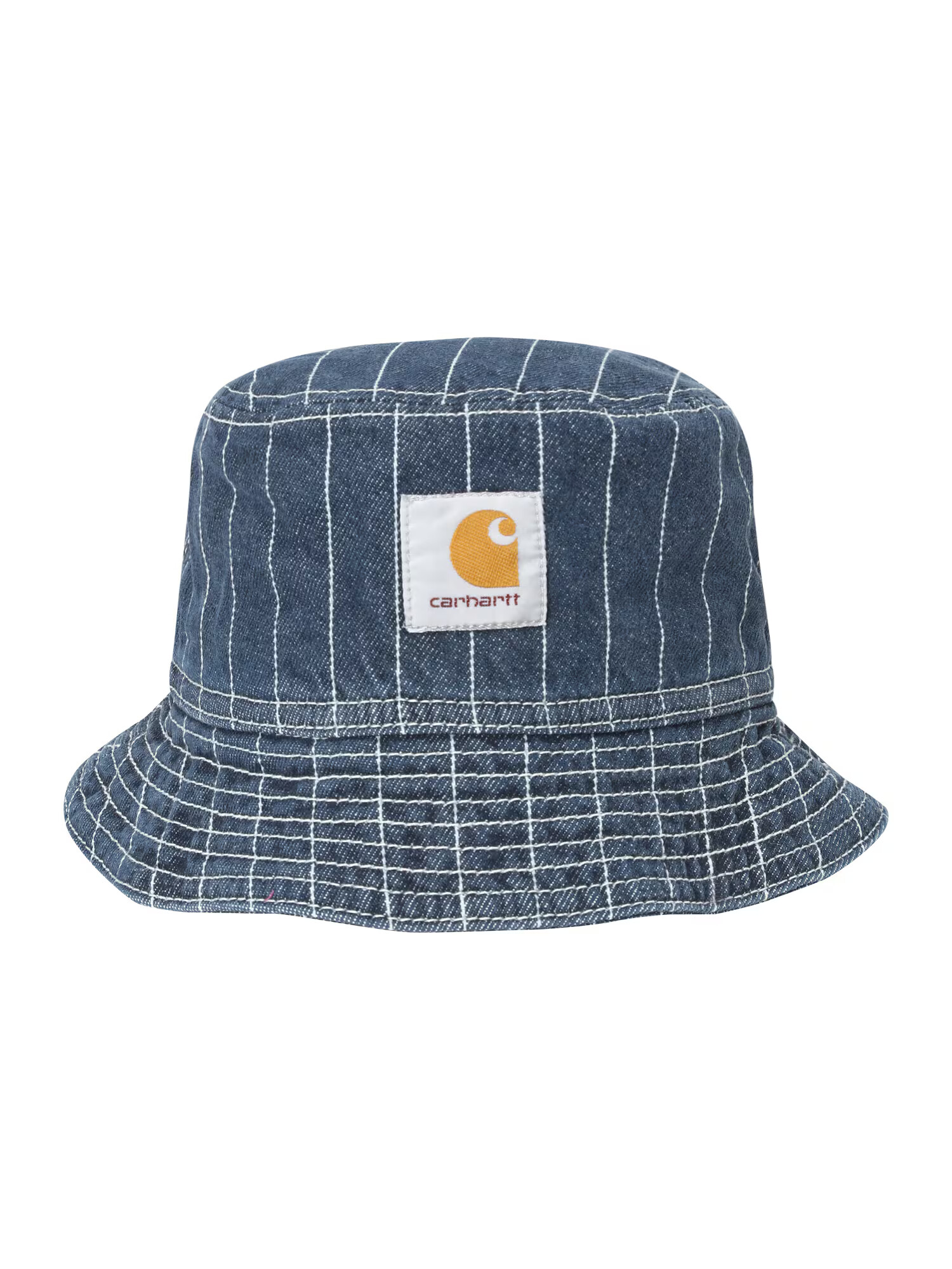 Carhartt WIP Klobúk 'Orlean' modrosivá / biela - Pepit.sk