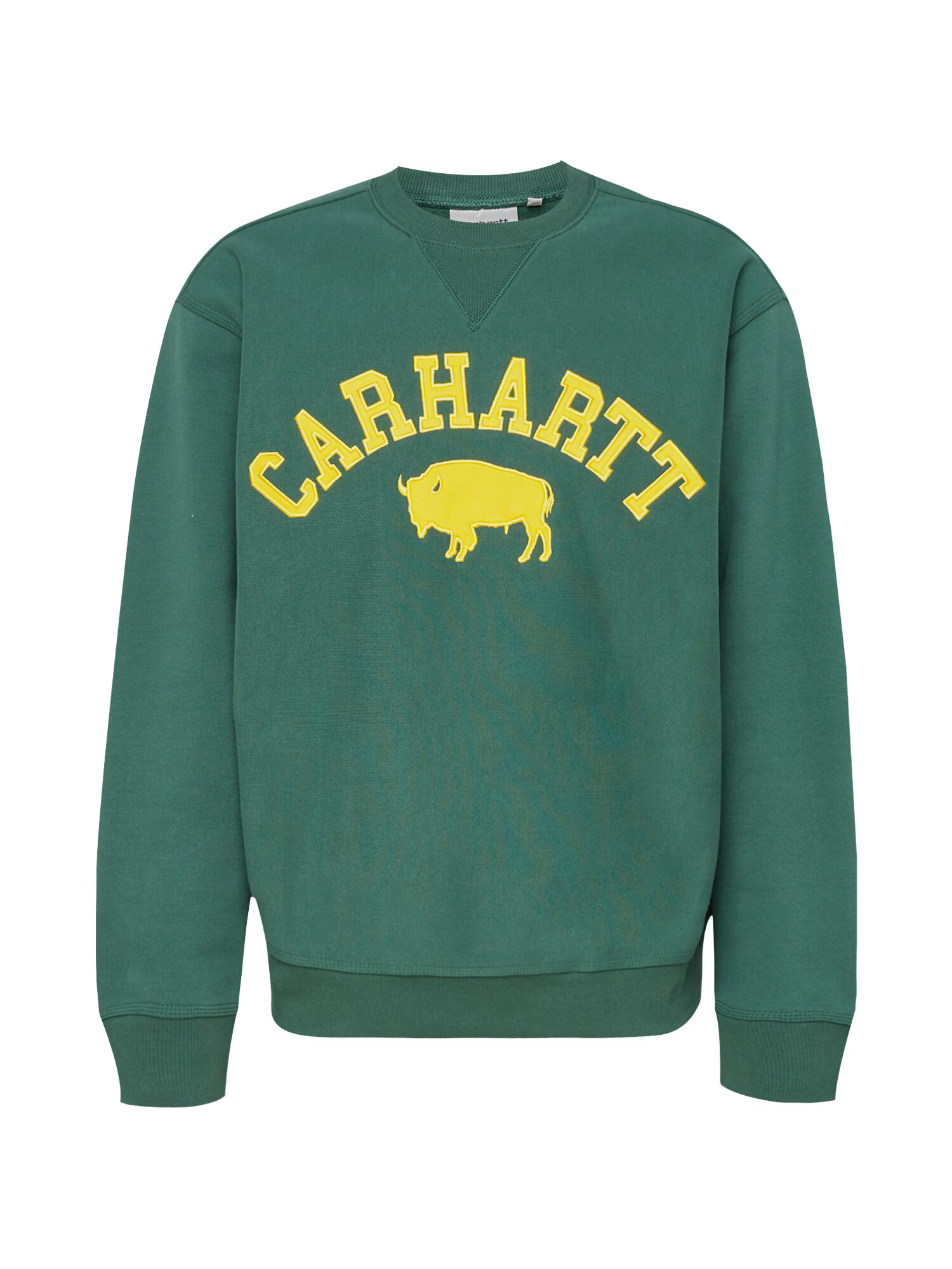 Carhartt WIP Mikina žltá / smaragdová - Pepit.sk