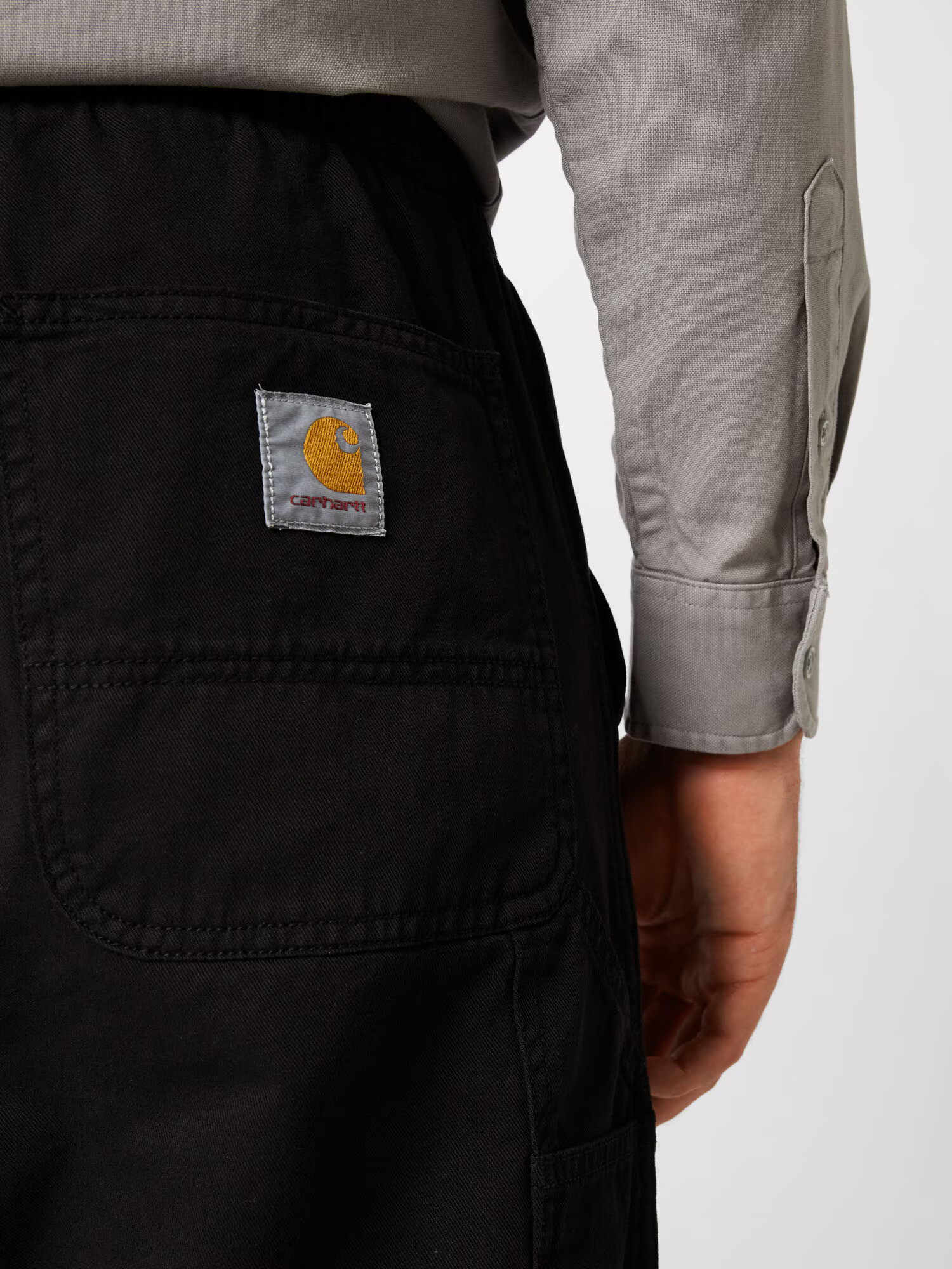 Carhartt WIP Nohavice 'Flint' čierna - Pepit.sk