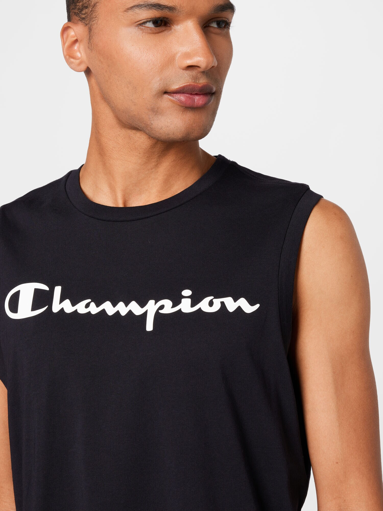 Champion Authentic Athletic Apparel Funkčné tričko čierna / biela - Pepit.sk