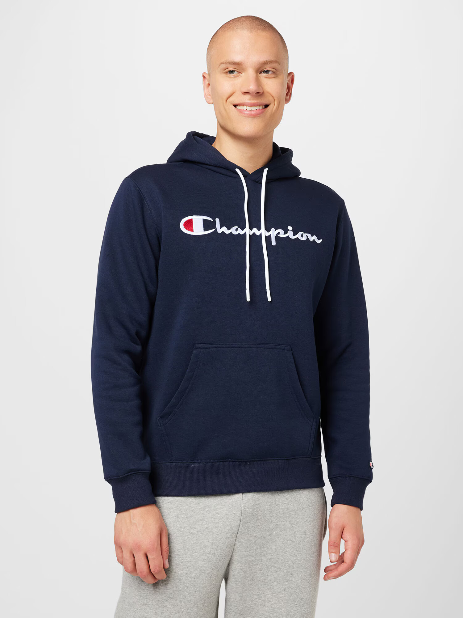 Champion Authentic Athletic Apparel Mikina 'Classic' tmavomodrá / červená / biela - Pepit.sk