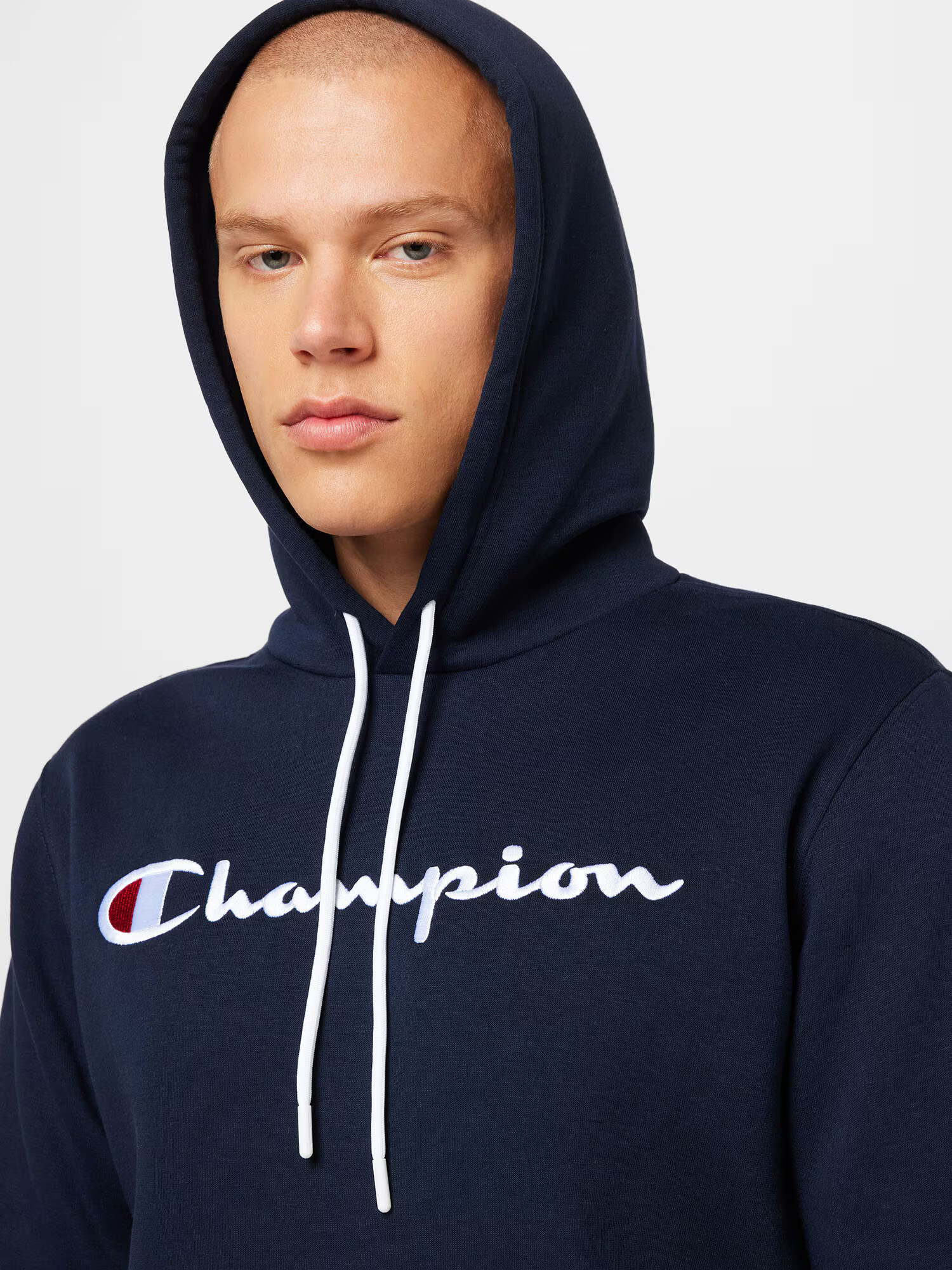 Champion Authentic Athletic Apparel Mikina 'Classic' tmavomodrá / červená / biela - Pepit.sk