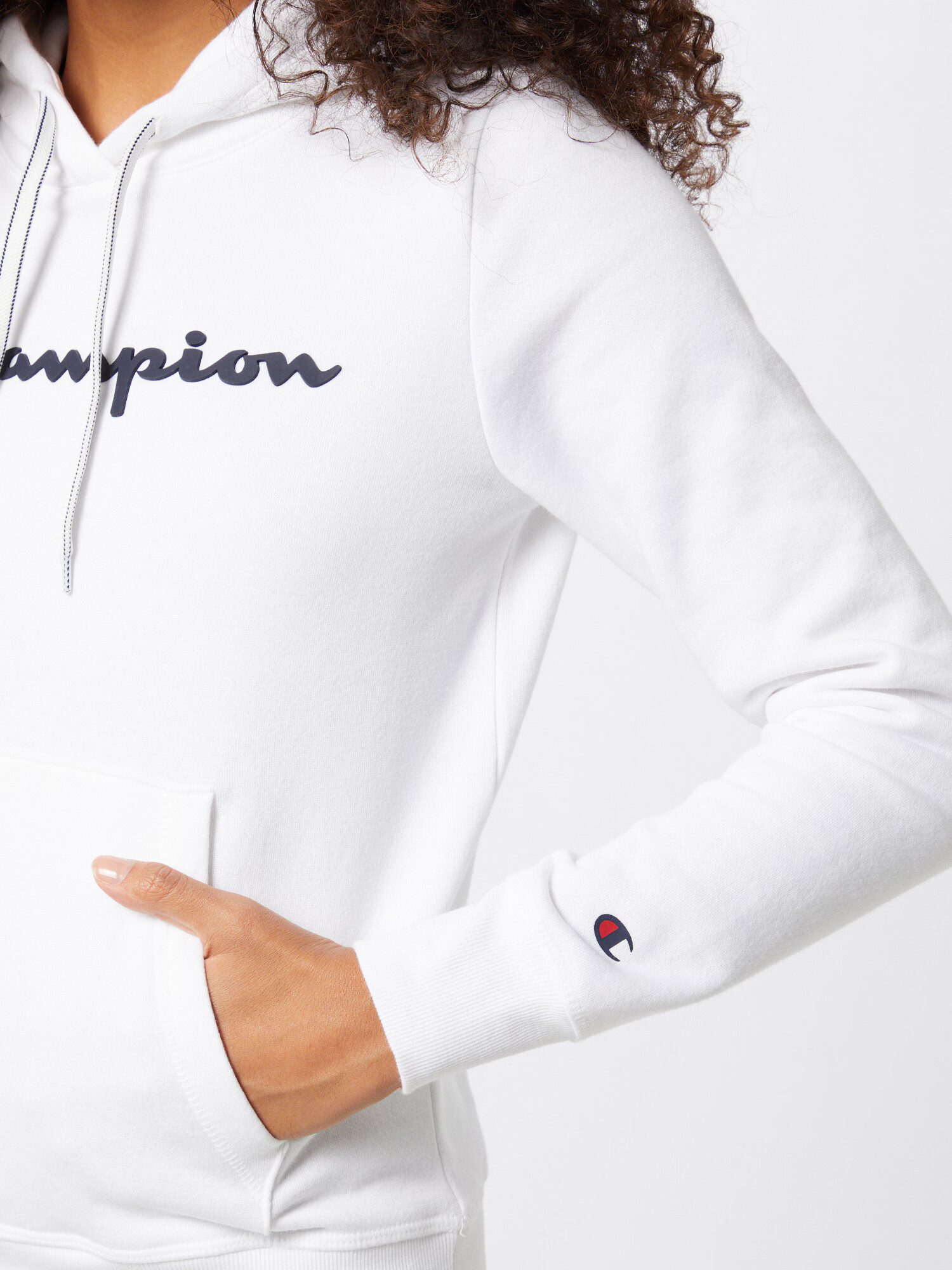 Champion Authentic Athletic Apparel Mikina čierna / biela - Pepit.sk